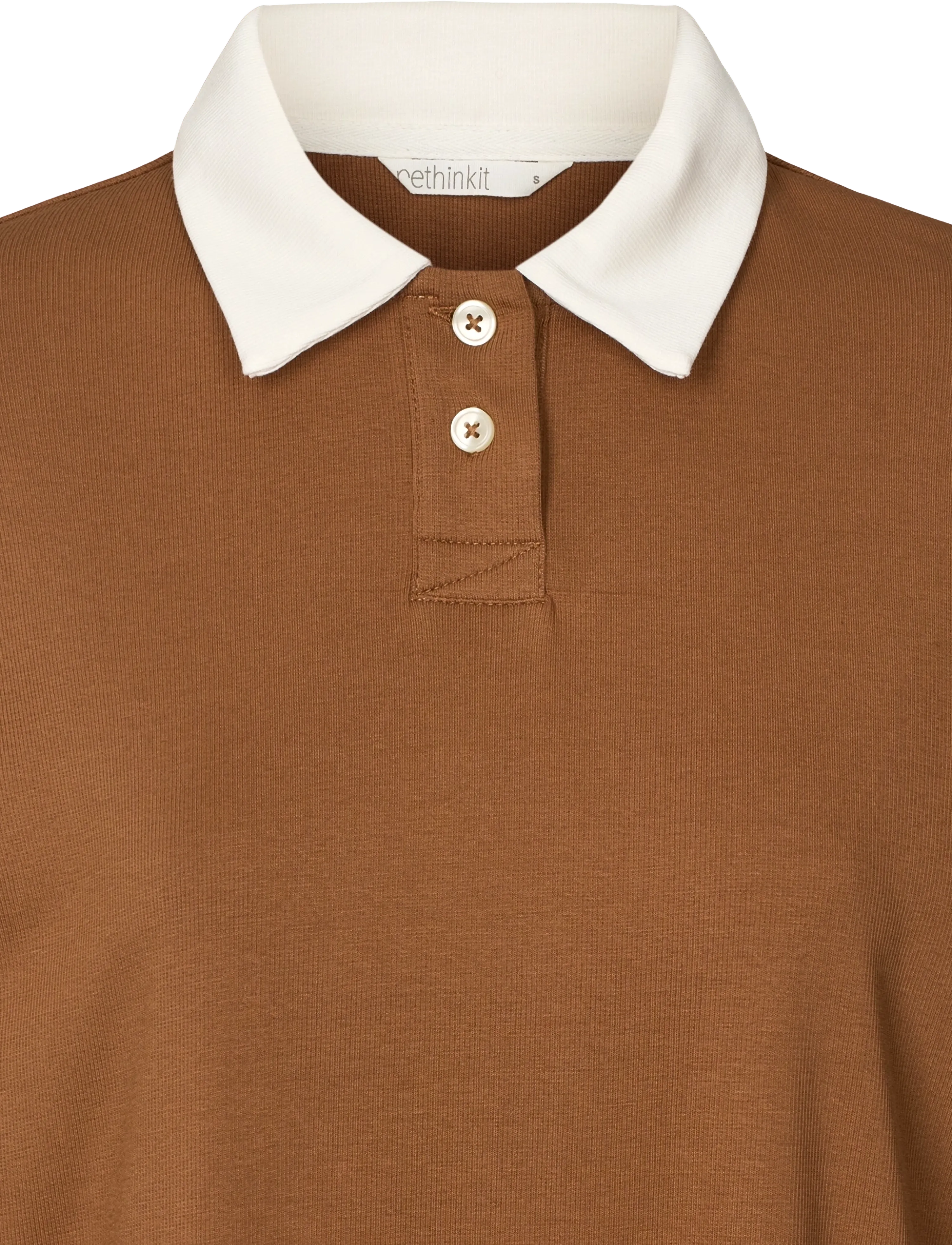 Rethinkit Studios - Rib Polo LS Elevate - dachshund brown - 2