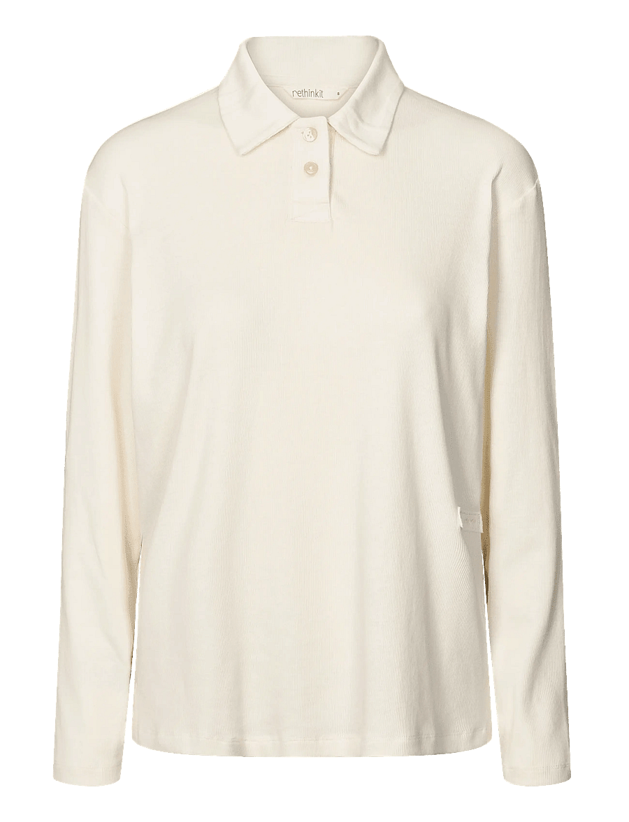 Rethinkit Studios - Rib Polo LS Elevate - ivory - 0