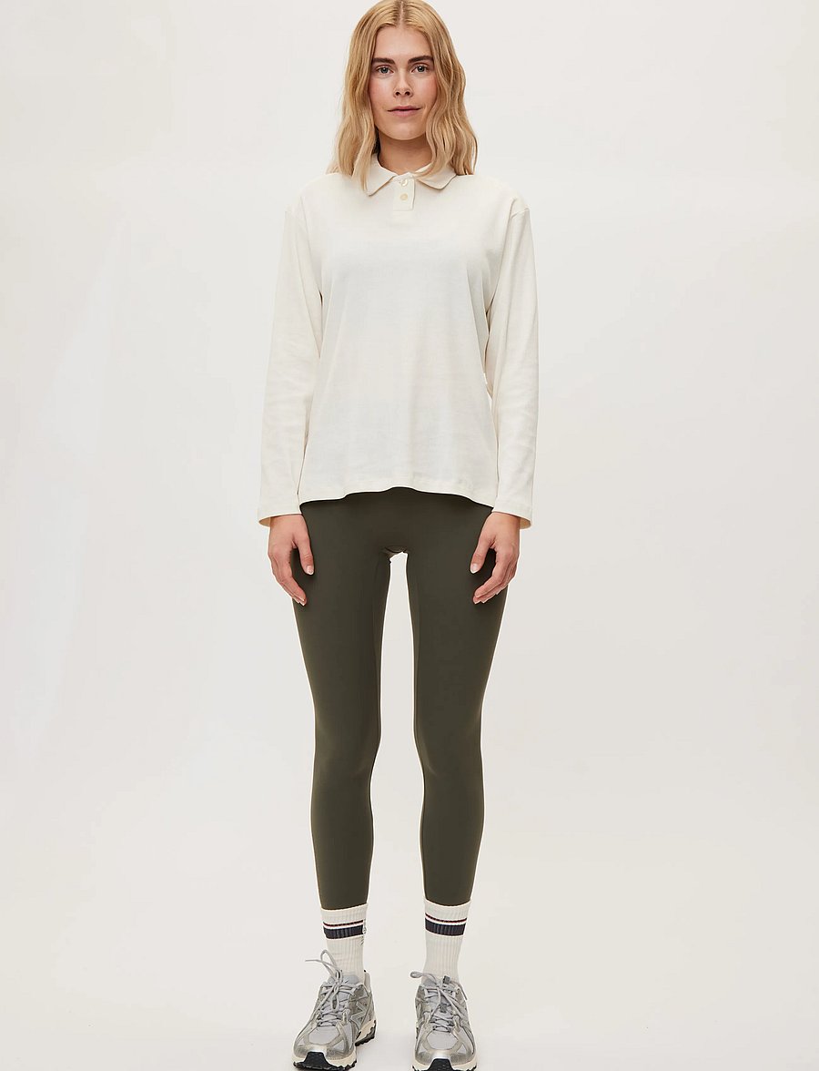 Rethinkit Studios - Rib Polo LS Elevate - poloer - ivory - 0