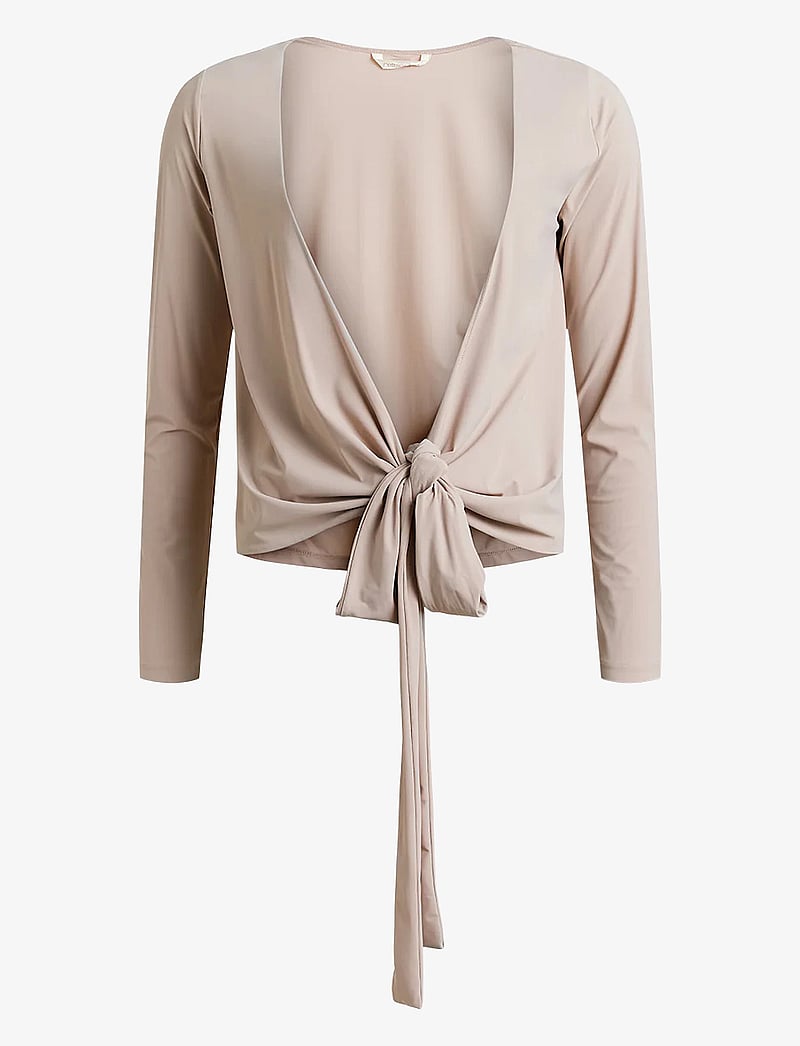 Rethinkit Studios - Wrap Tee Valencia - langarmshirts - mocha - 1