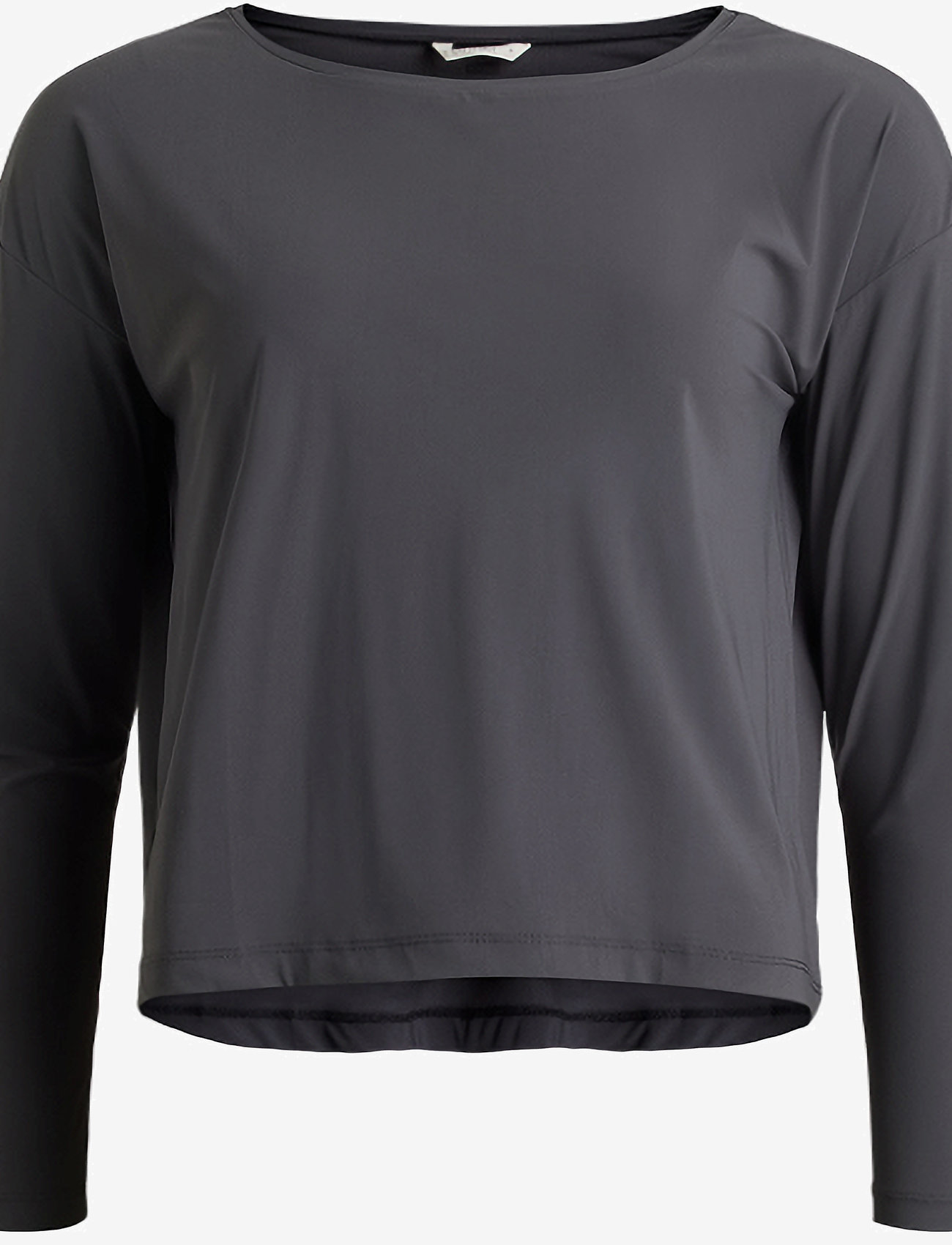 Rethinkit Studios - Vigga Tee Loose Shirt - alussärgid ja t-särgid - almost black - 1