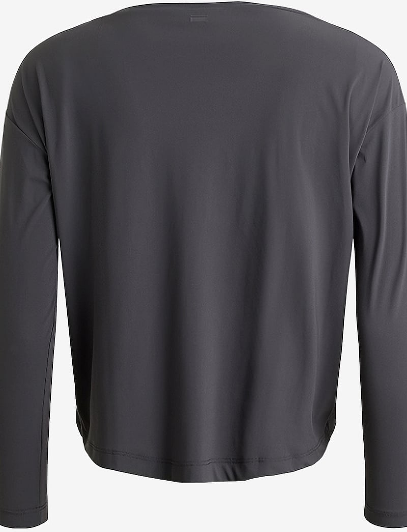 Rethinkit Studios - Vigga Tee Loose Shirt - alussärgid ja t-särgid - almost black - 2