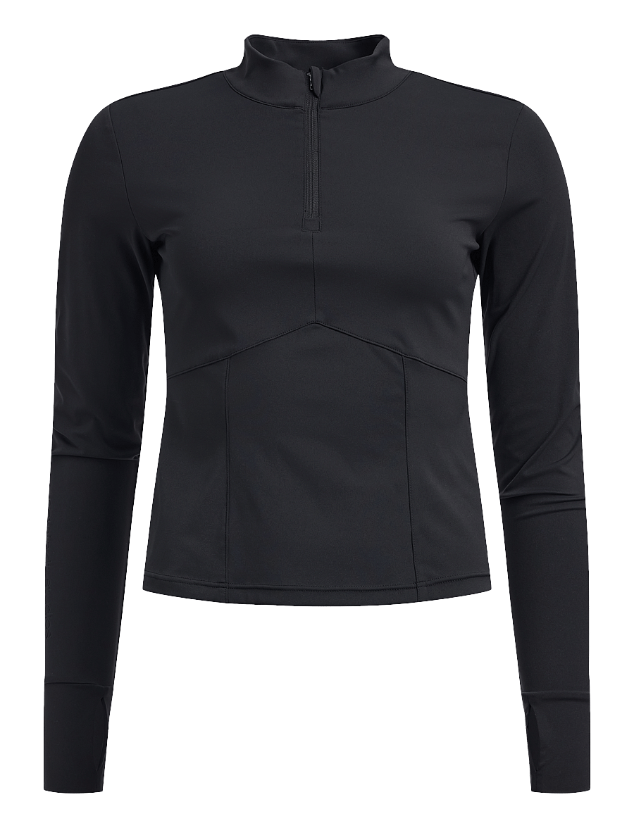 Rethinkit Studios - Butter Soft Half Zip True to body - Överdelar - black - 1