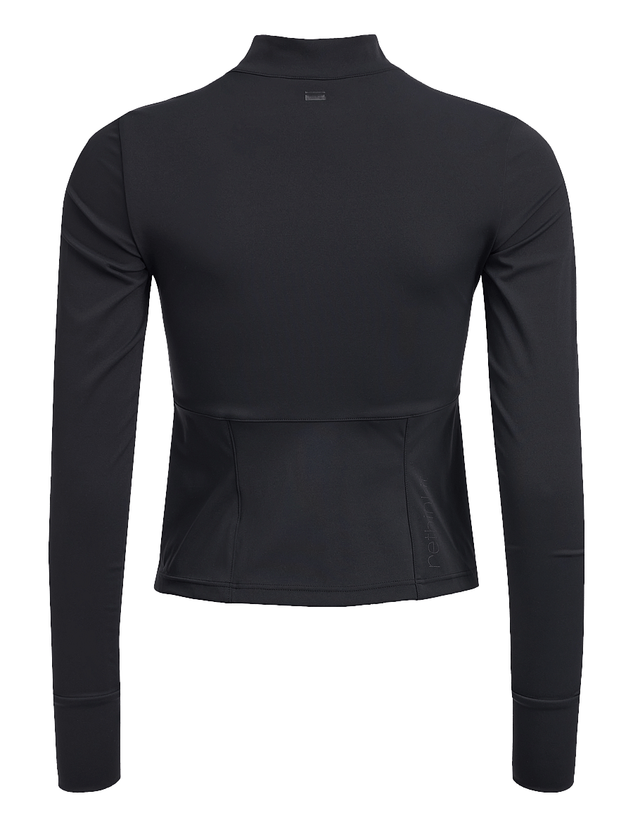 Rethinkit Studios - Butter Soft Half Zip True to body - Överdelar - black - 2