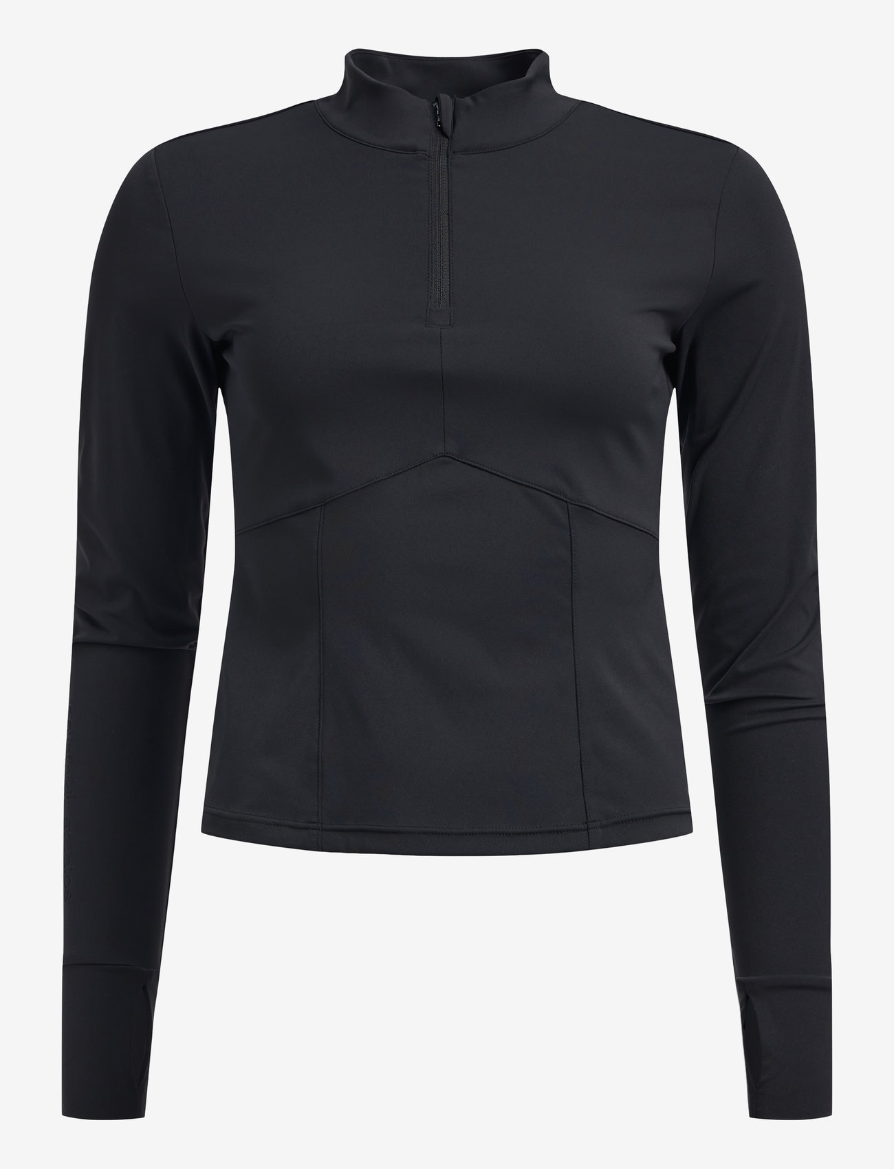 Rethinkit Studios - Butter Soft Half Zip True to body - oberteile - black - 1