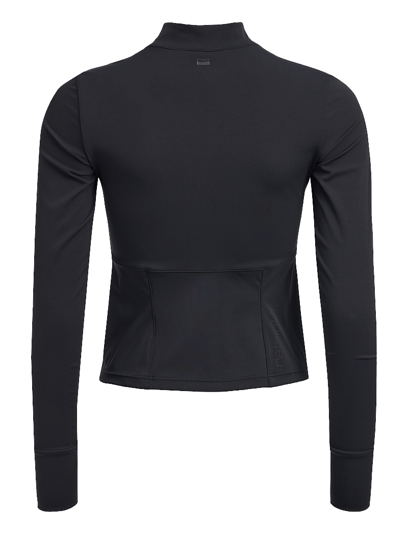 Rethinkit Studios - Butter Soft Half Zip True to body - oberteile - black - 2