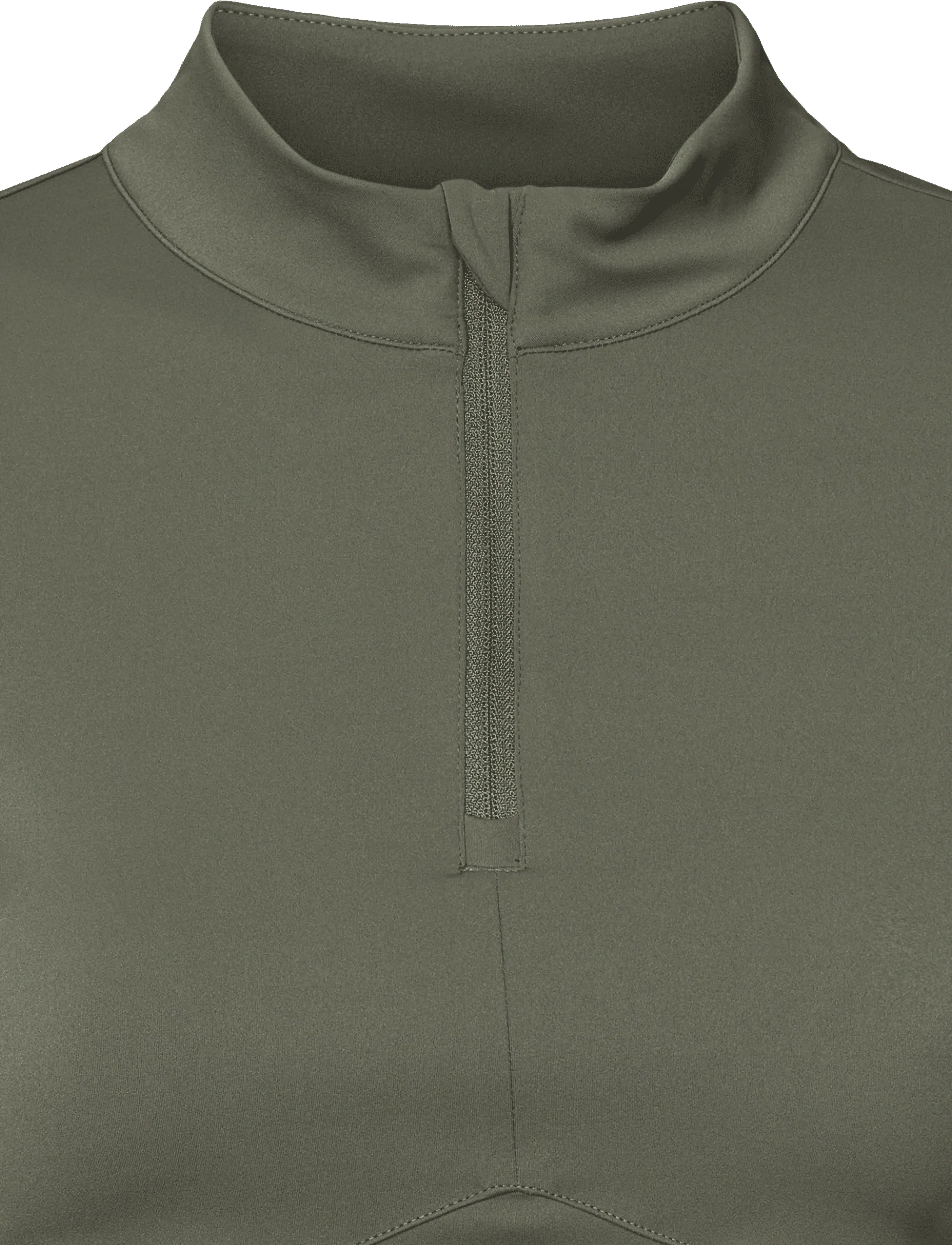 Rethinkit Studios - Butter Soft Half Zip True to body - tops - charcoal olive - 2