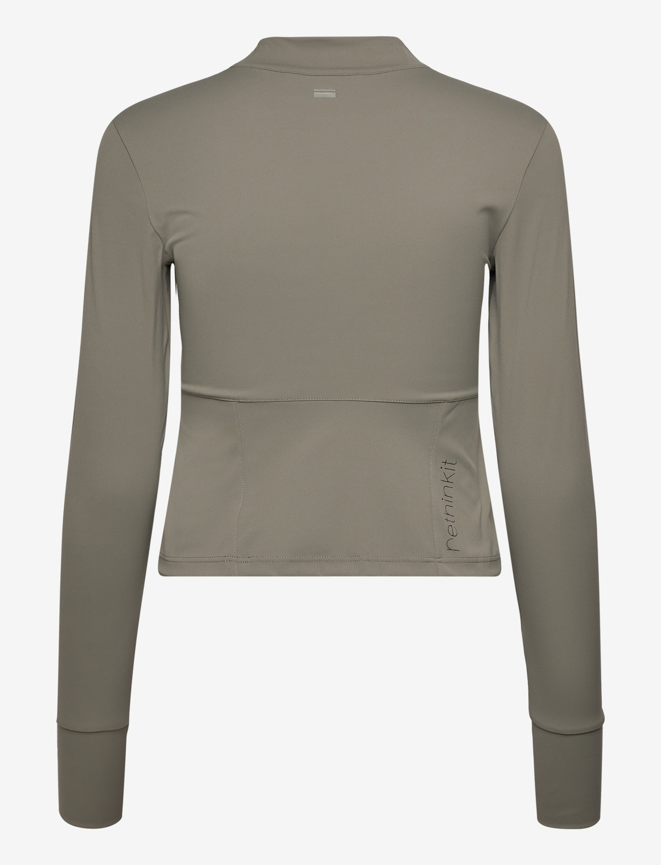 Rethinkit Studios - Butter Soft Half Zip True to body - sweatshirts - smoke olive - 2