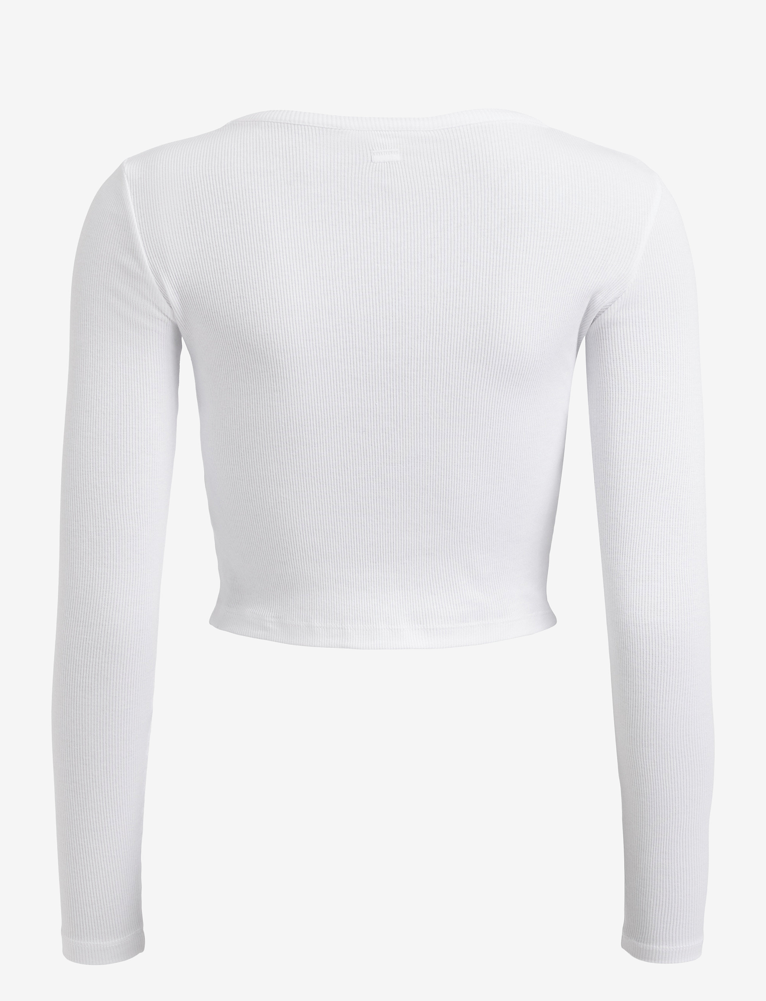 Rethinkit Studios - Soft Rib Crop Tee Key - white - 2