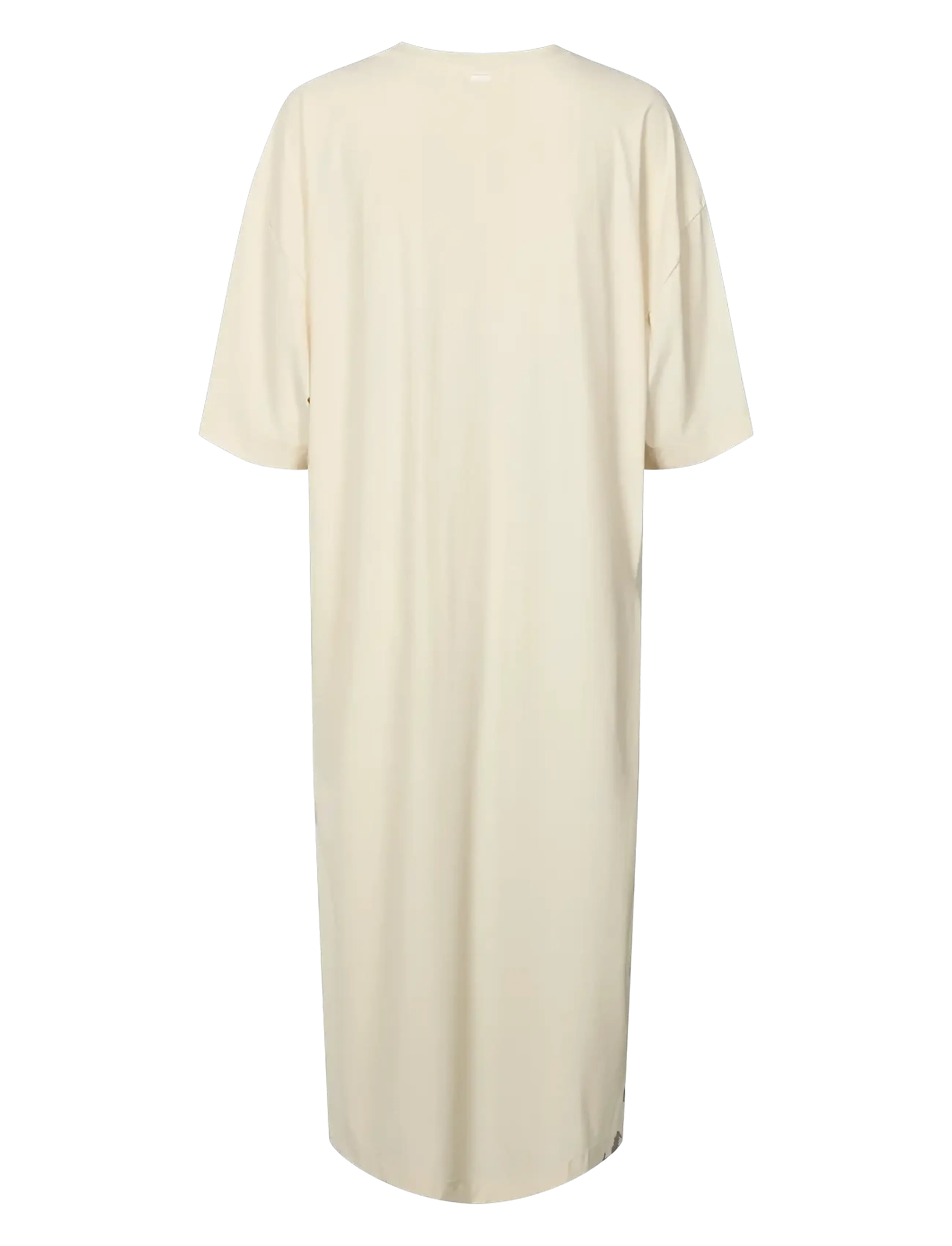 Rethinkit Studios - HANGOUT Tee Dress Slit - dresses - 3355 summer sand - 3