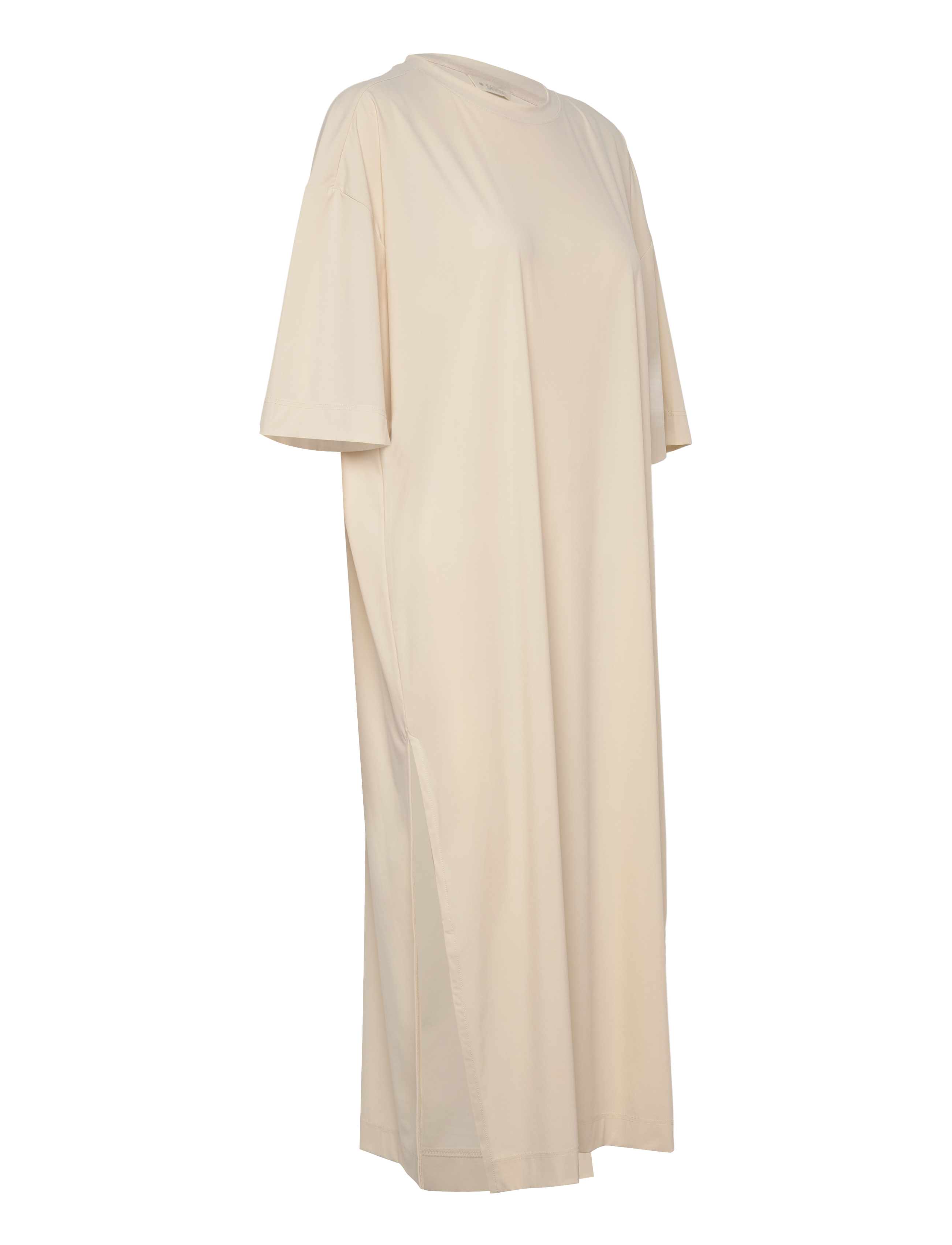 Rethinkit Studios - HANGOUT Tee Dress Slit - dresses - 3355 summer sand - 4