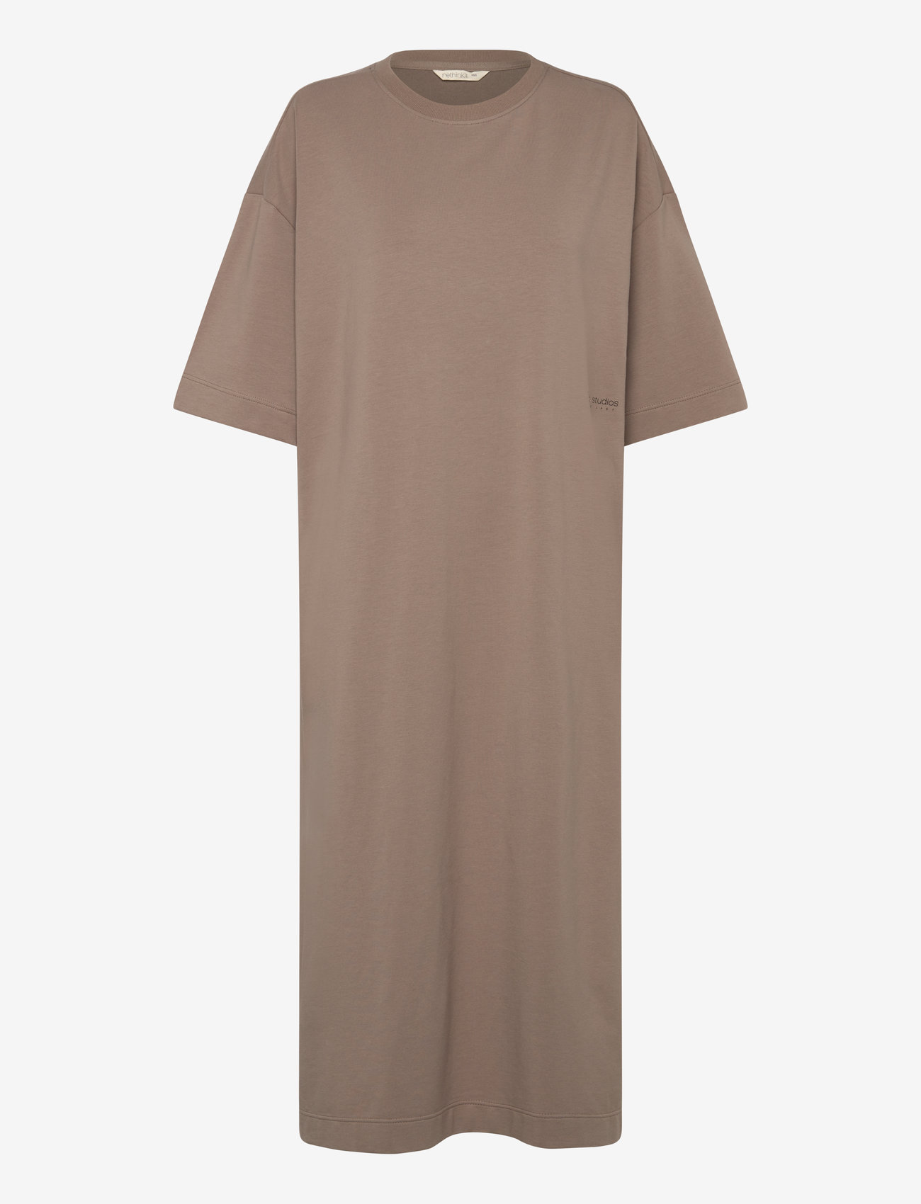 Rethinkit Studios - Light Sweat Tee dress - sportskjoler - warm grey - 0