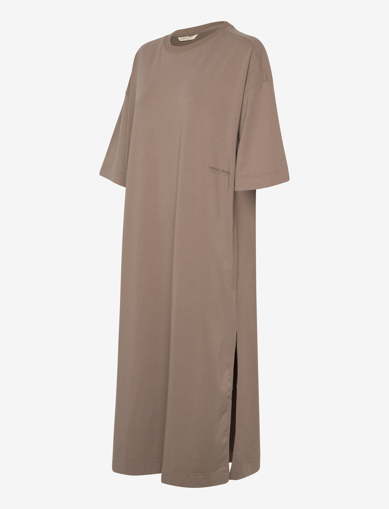 Rethinkit Studios - Light Sweat Tee dress - sportskjoler - warm grey - 3