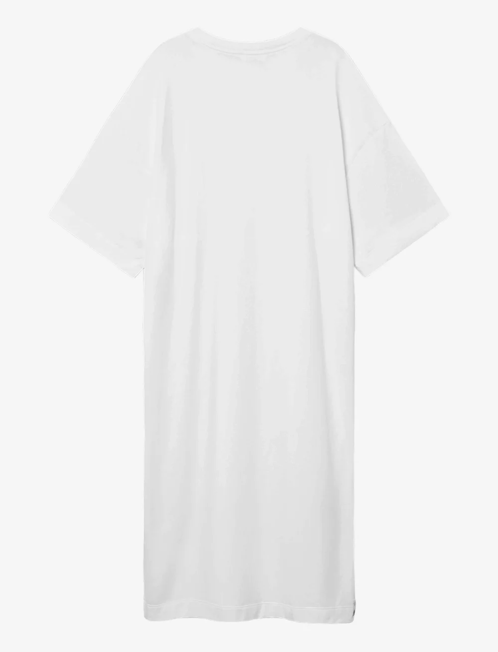 Rethinkit Studios - Light Sweat Tee dress - kjoler & nederdele - white - 1