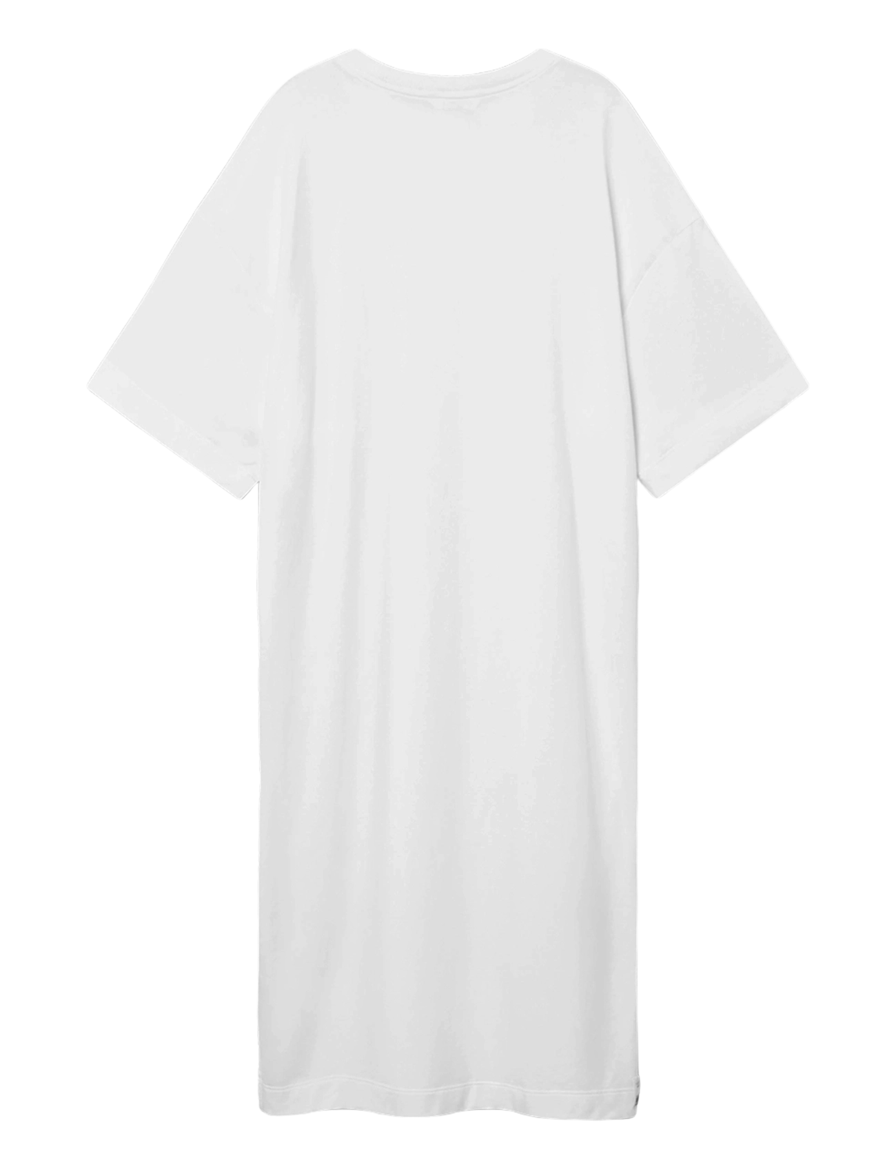 Rethinkit Studios - Light Sweat Tee dress - kjoler & skjørt - white - 1