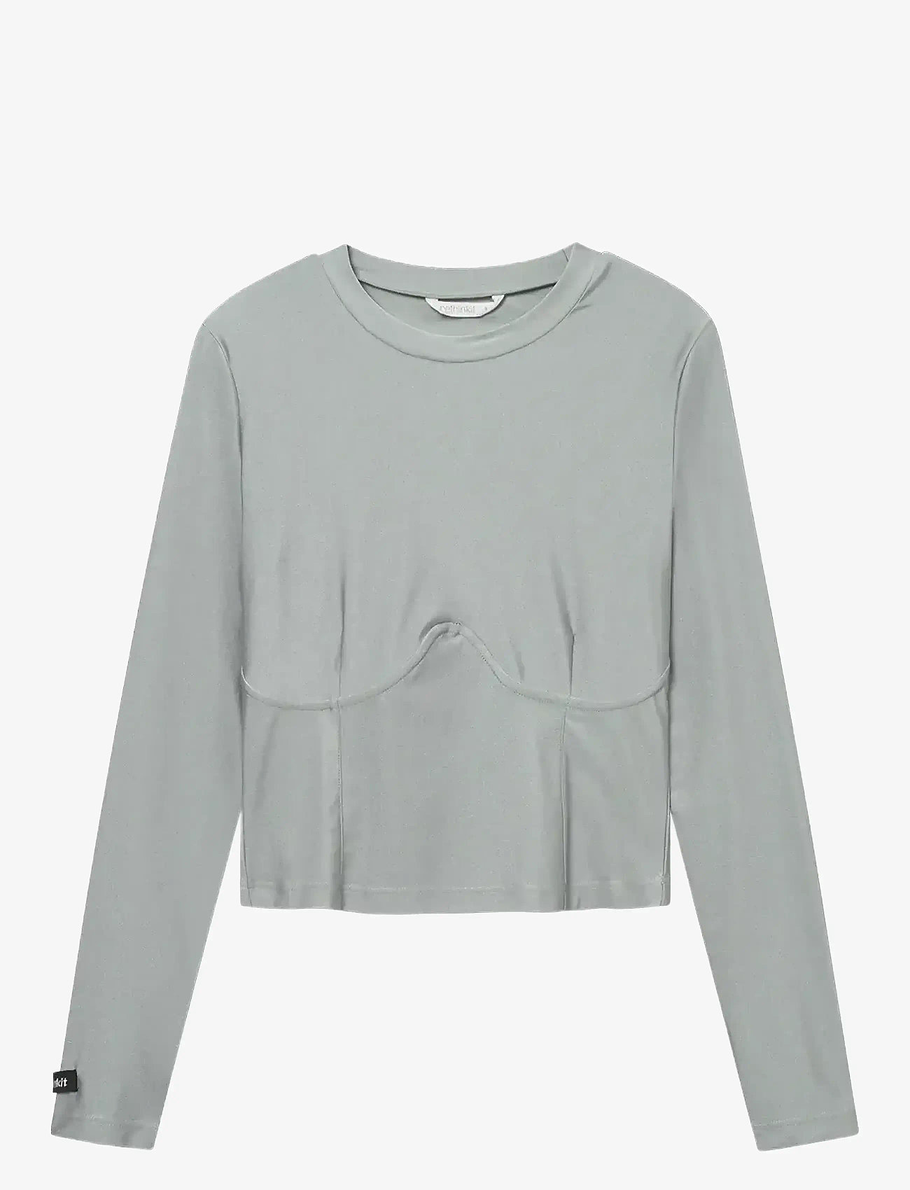 Rethinkit Studios - Curved Tee Nice Spark - herbstliche kleidung - silver - 0