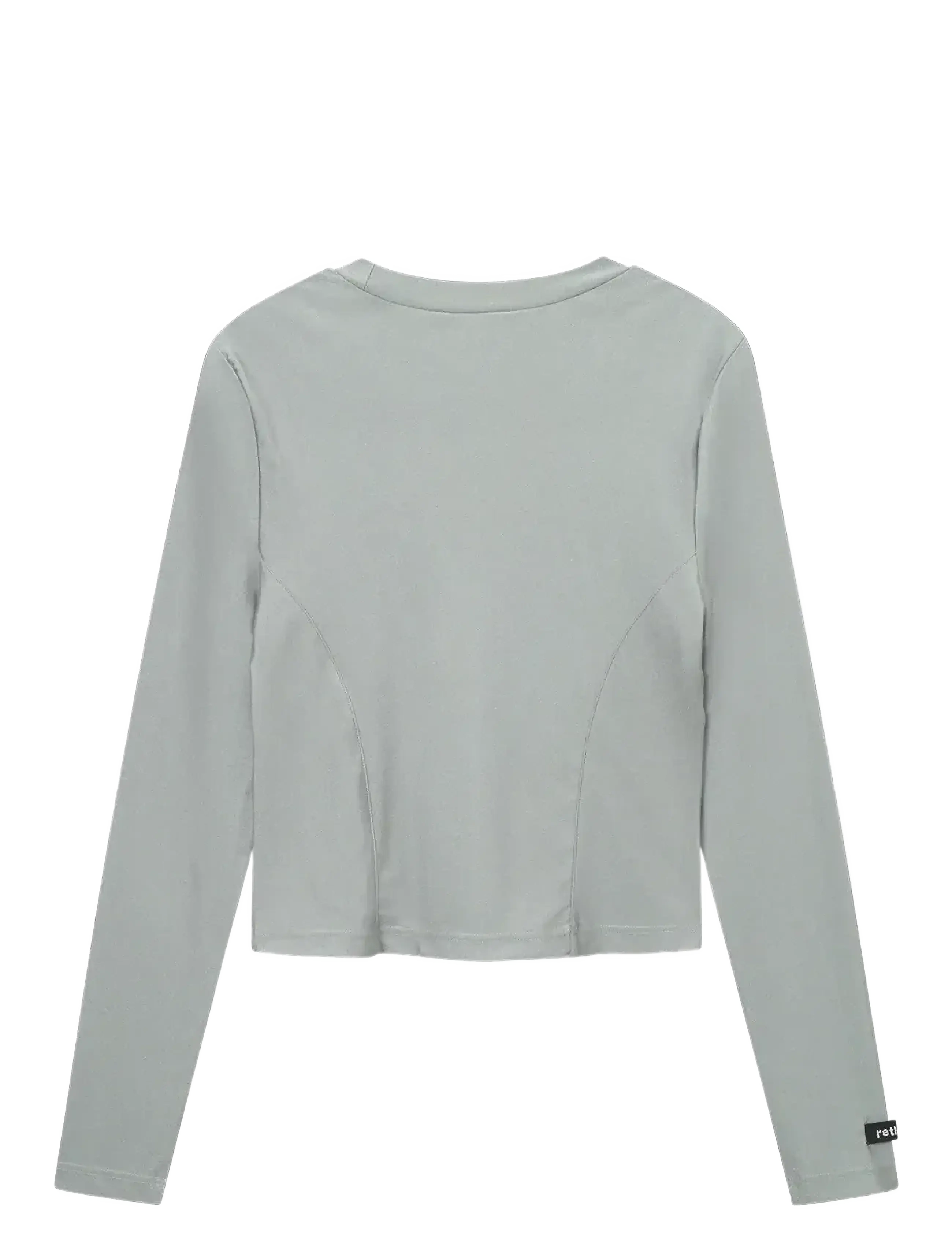 Rethinkit Studios - Curved Tee Nice Spark - langärmelig - silver - 2
