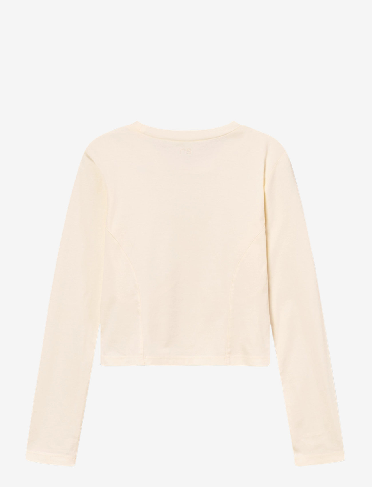 Rethinkit Studios - Curved Tee Nice - langarmshirts - ecru - 1