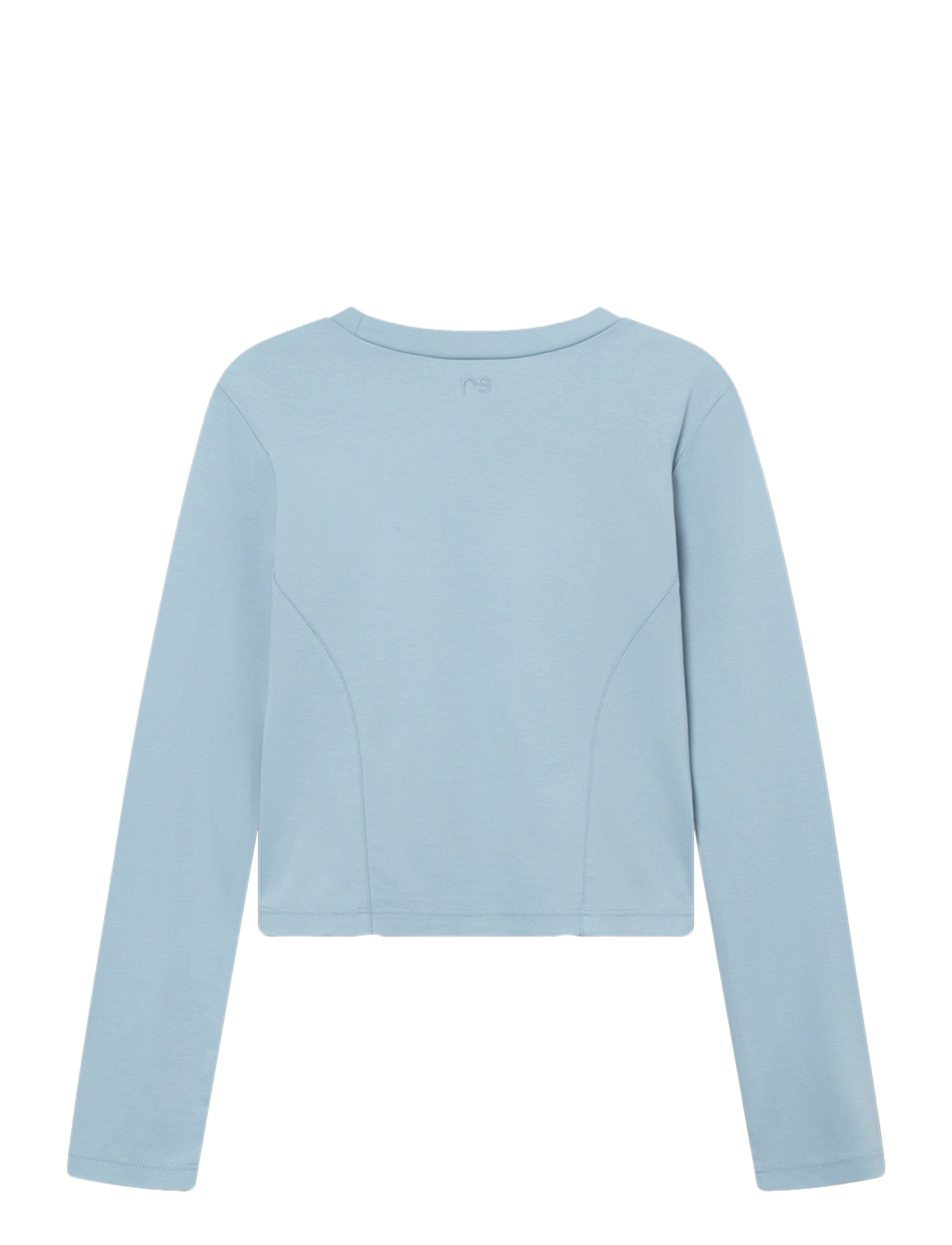 Rethinkit Studios - Curved Tee Nice - frozen blue - 1