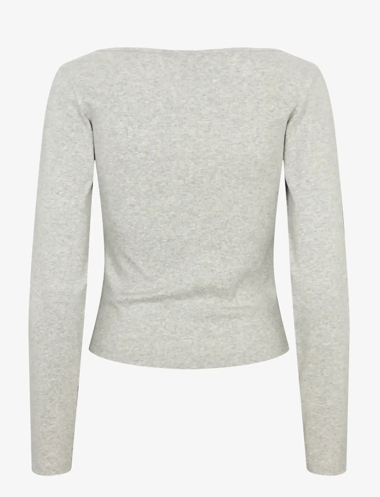 Rethinkit Studios - Elevate L/S T-shirt - longsleeved tops - grey melange - 2