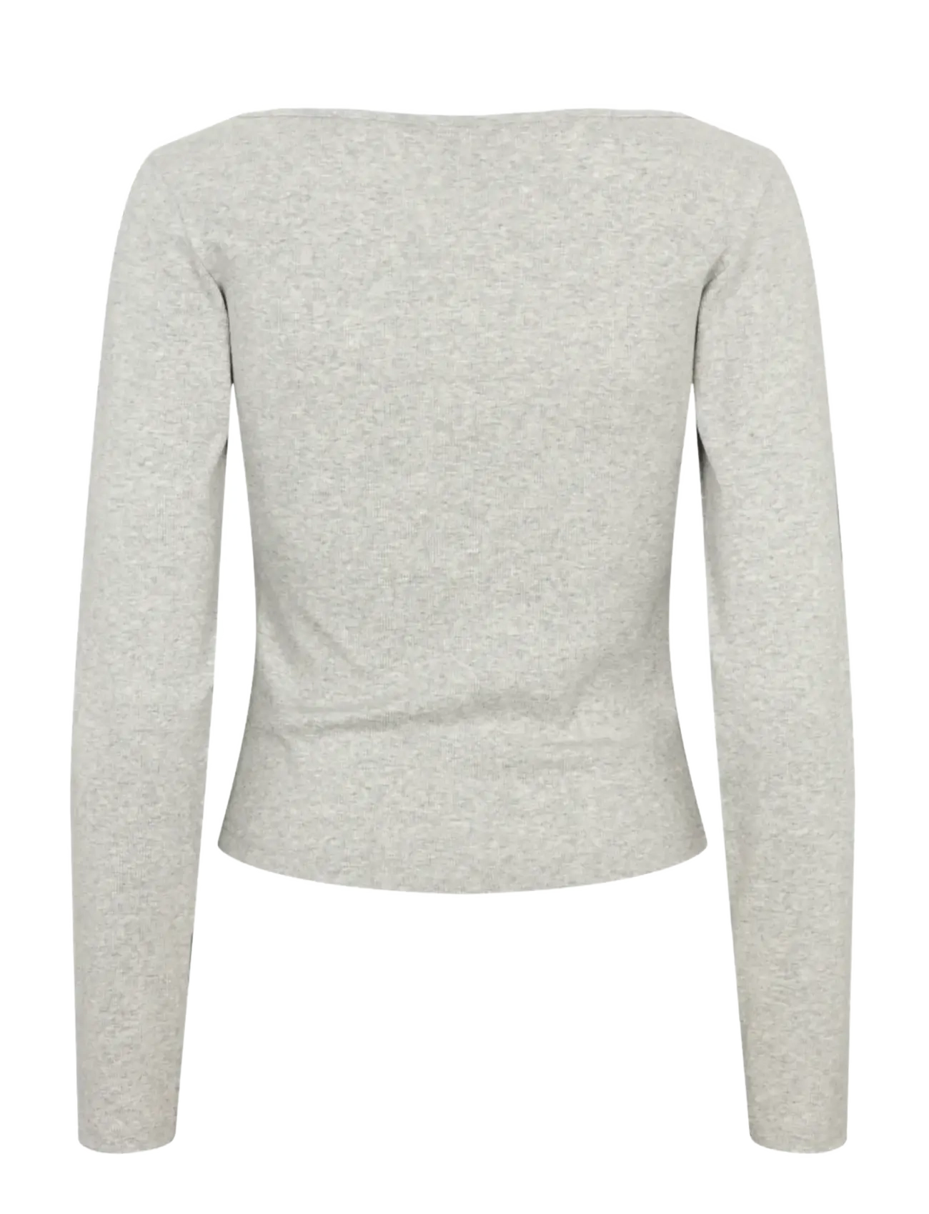 Rethinkit Studios - Elevate L/S T-shirt - alussärgid ja t-särgid - grey melange - 2