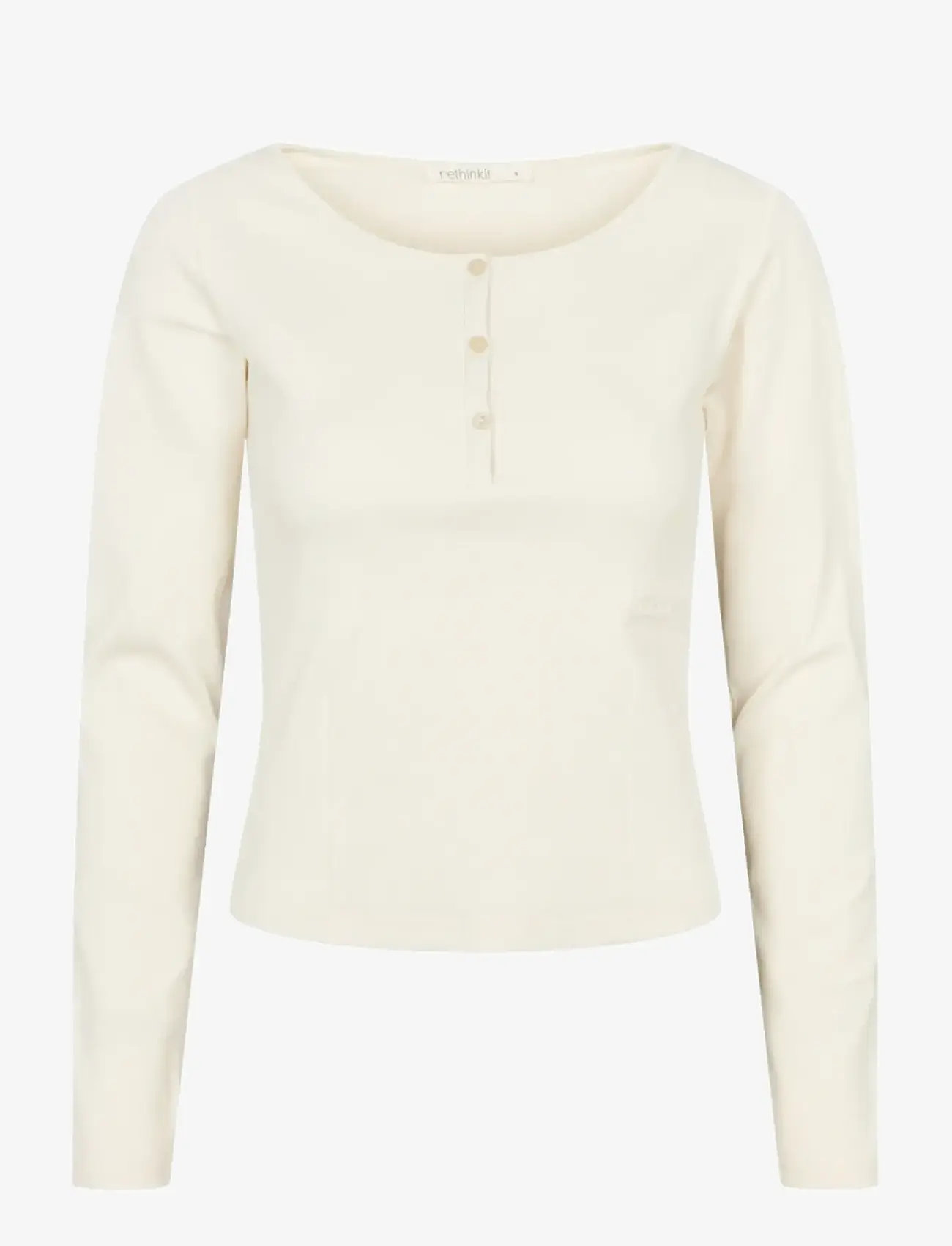 Rethinkit Studios - Elevate L/S T-shirt - langarmshirts - ivory - 1