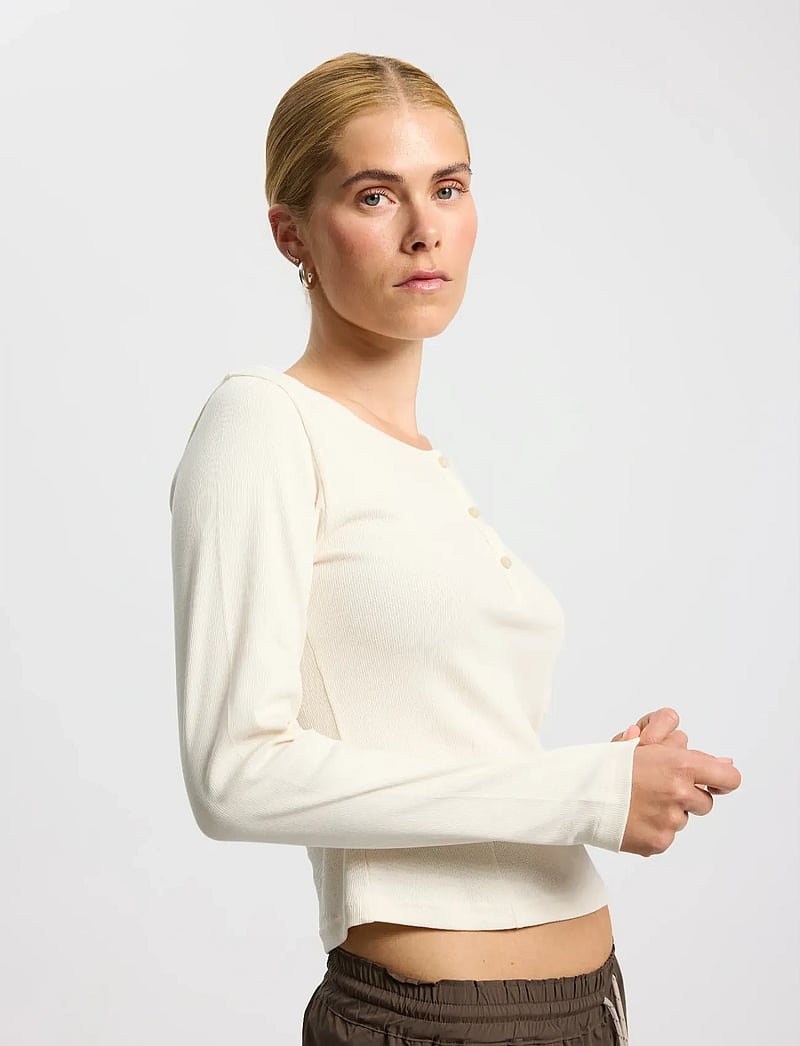 Rethinkit Studios - Elevate L/S T-shirt - langarmshirts - ivory - 0