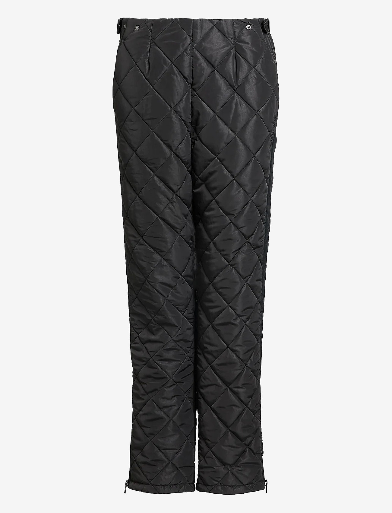 Rethinkit Studios - Quilted trousers Country - almost black - 0