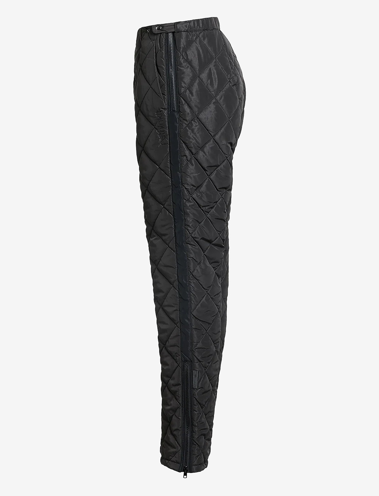 Rethinkit Studios - Quilted trousers Country - almost black - 2