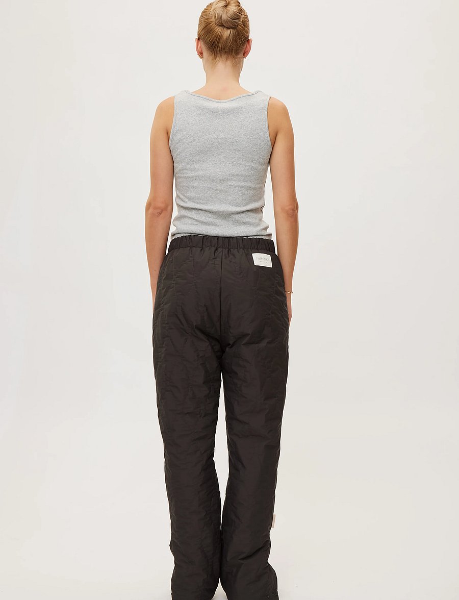 Rethinkit Studios - Quilted Trousers Field - vabaõhupüksid - almost black - 4