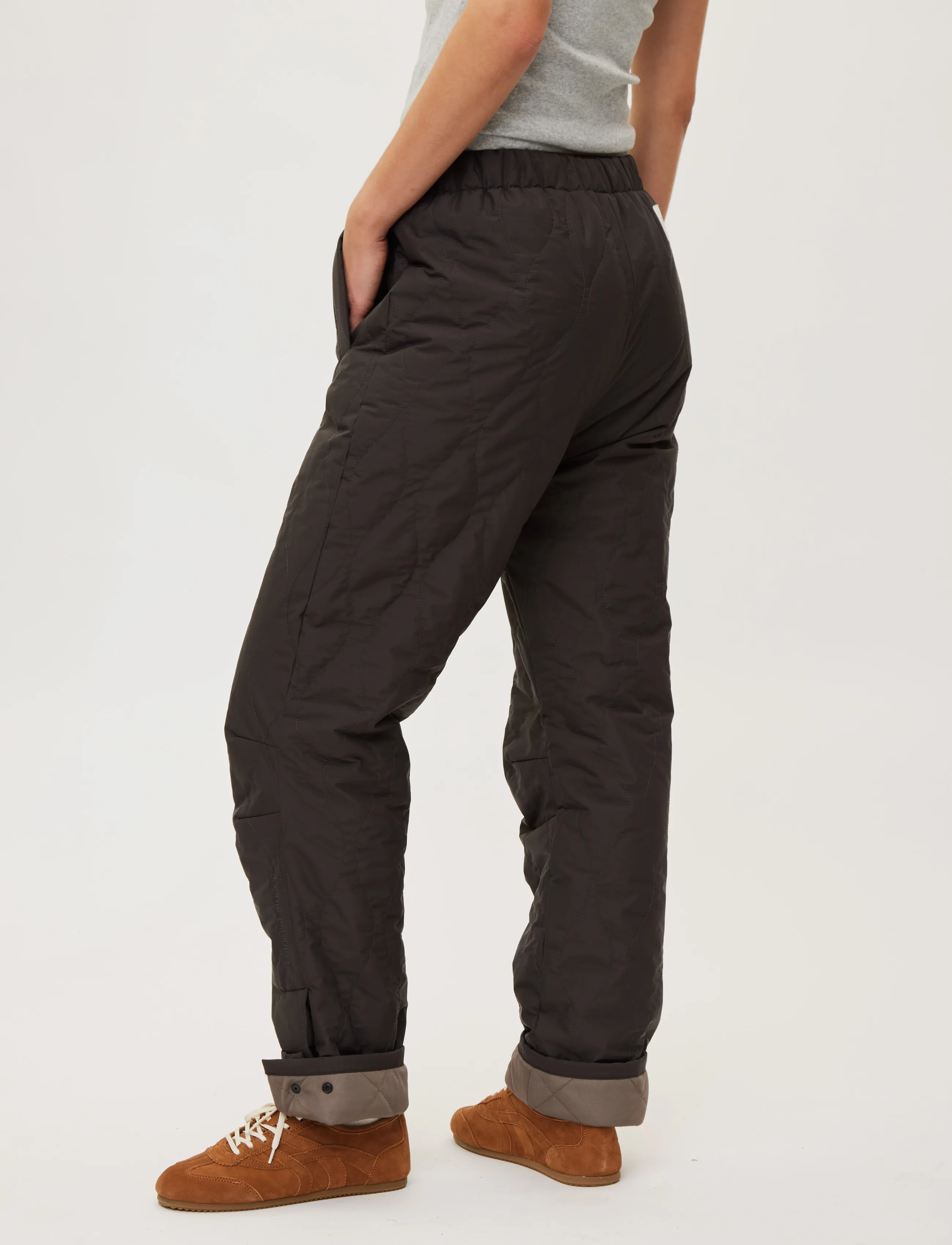 Rethinkit Studios Quilted Trousers Field byxor dam – bild 5