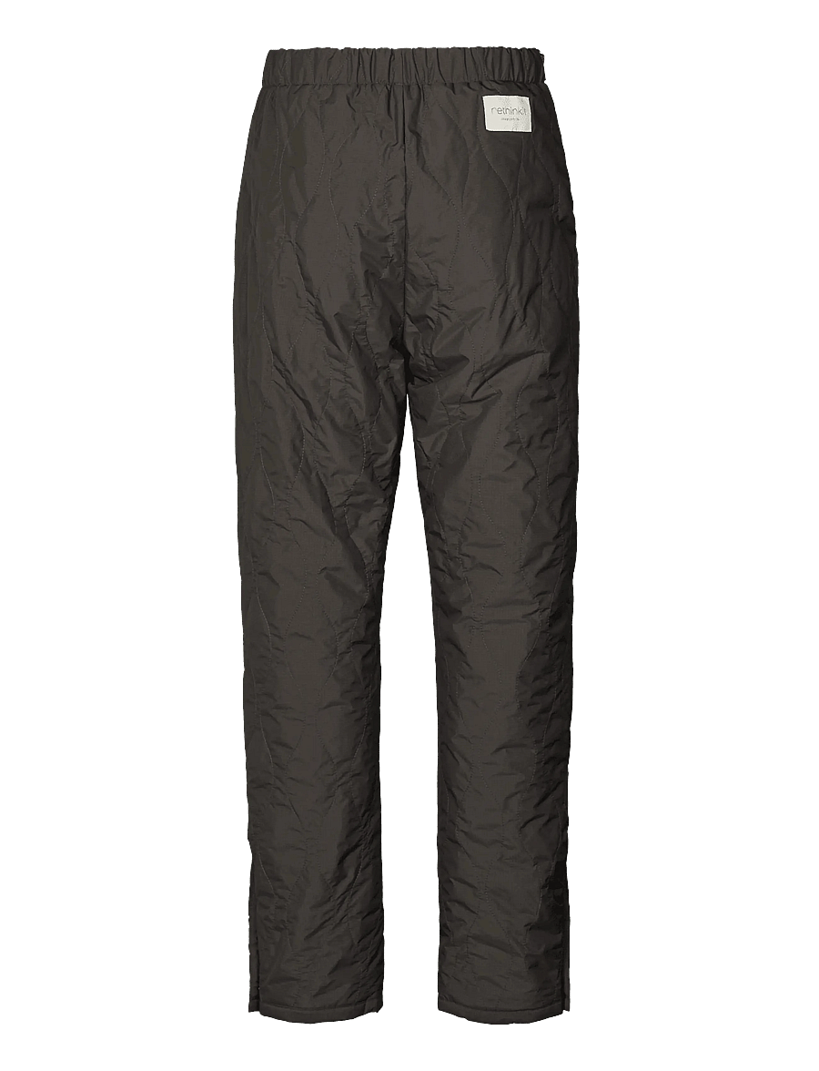 Rethinkit Studios - Quilted Trousers Field - lauko kelnės - almost black - 1