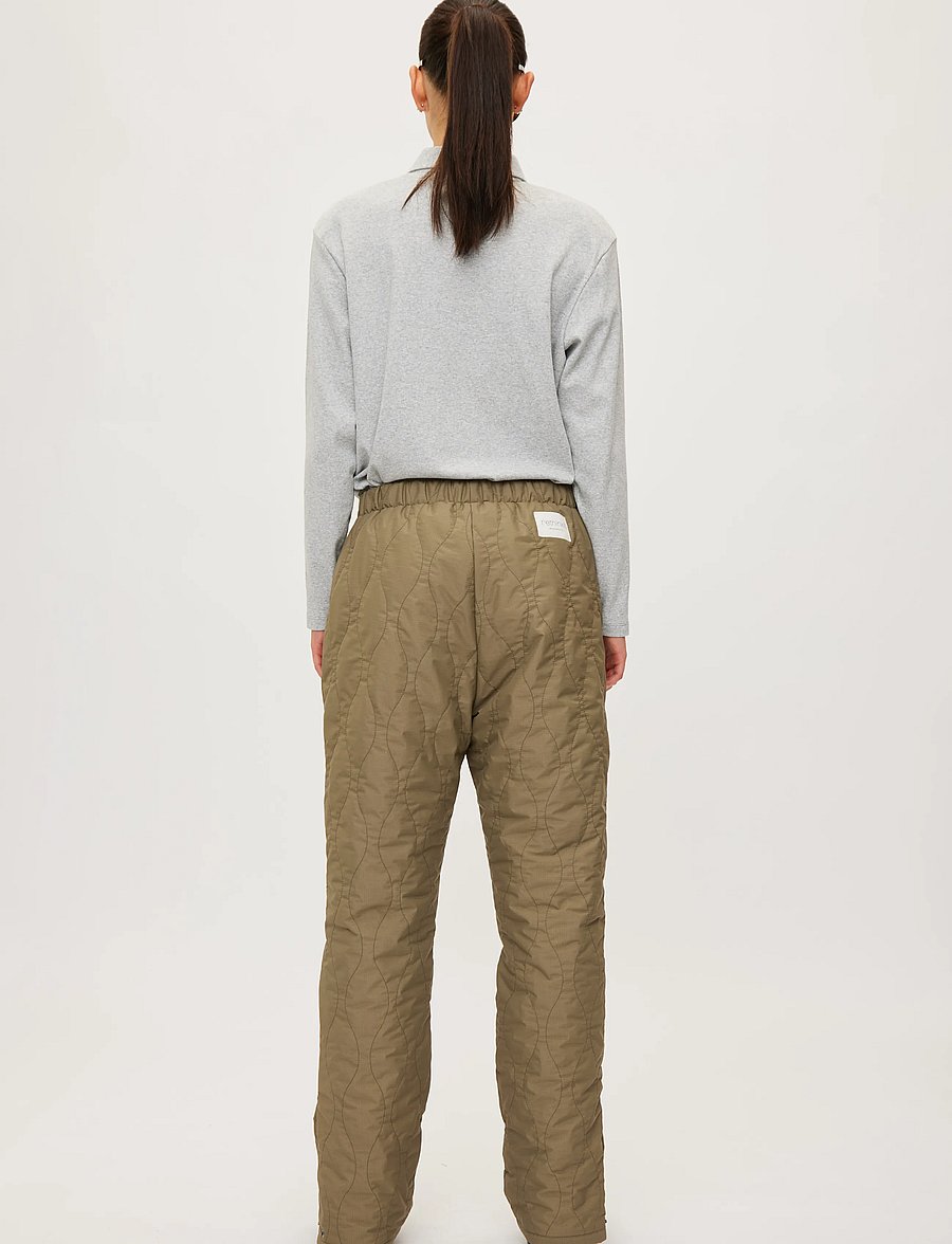 Rethinkit Studios - Quilted Trousers Field - outdoorhosen - dust green - 4