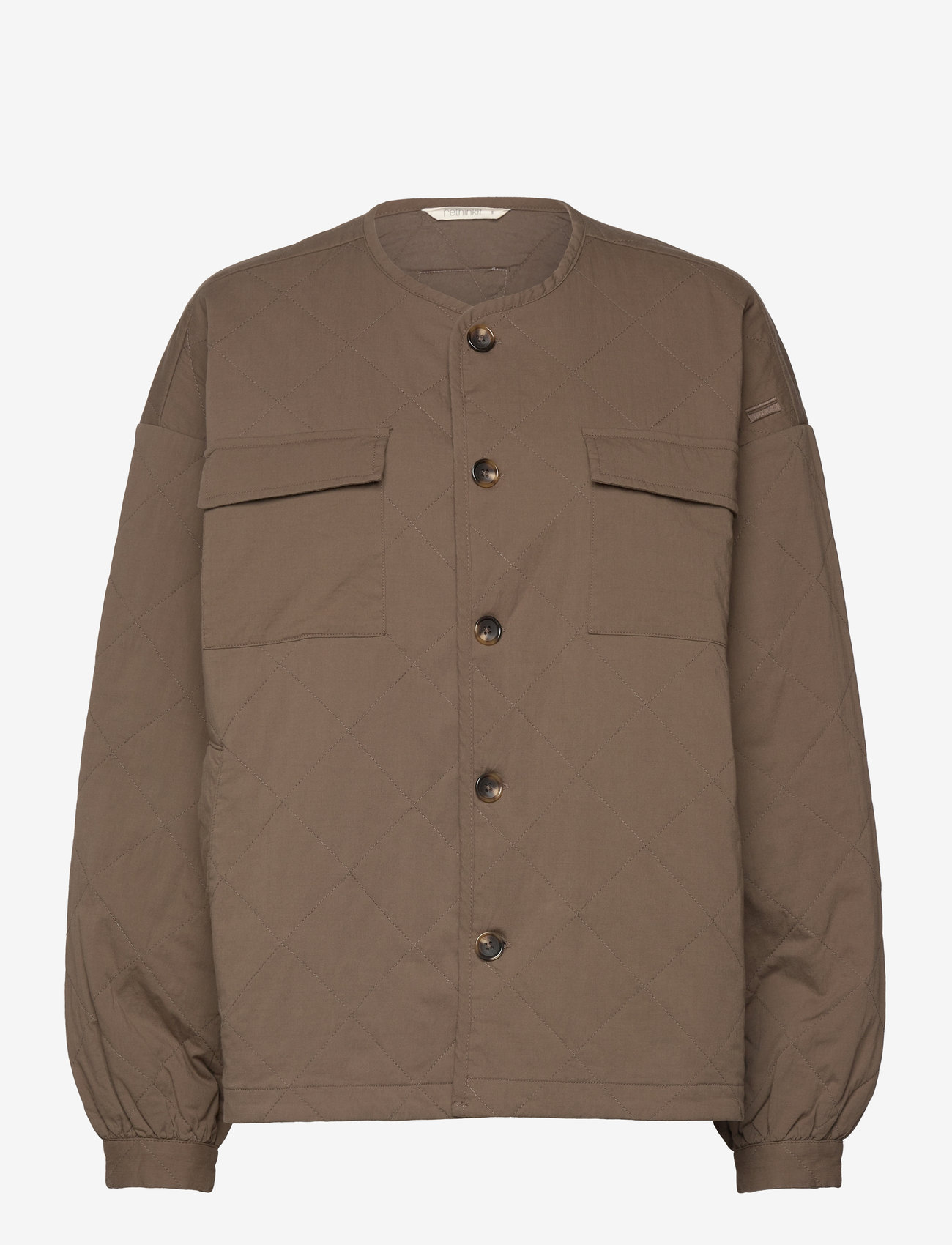 Rethinkit Studios - Quilted Jacket Woody - ytterkläder - crocodile brown - 0