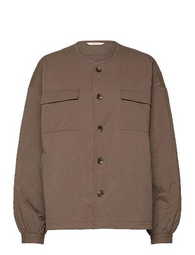 Rethinkit Studios Quilted Jacket Woody - Útivistarfatnaður - CROCODILE BROWN / brown