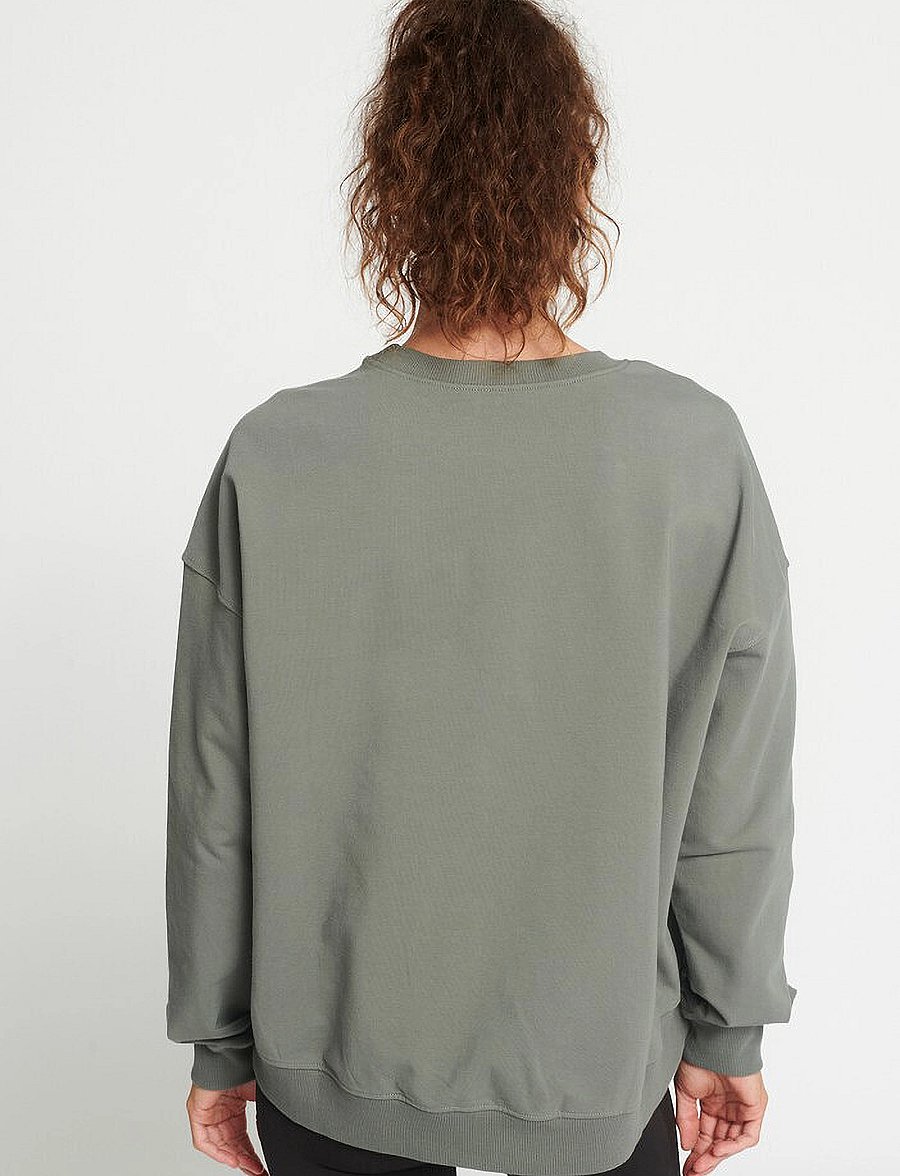 Rethinkit Studios - Ilona Easy Sweatshirt - yläosat - gray pine - 5
