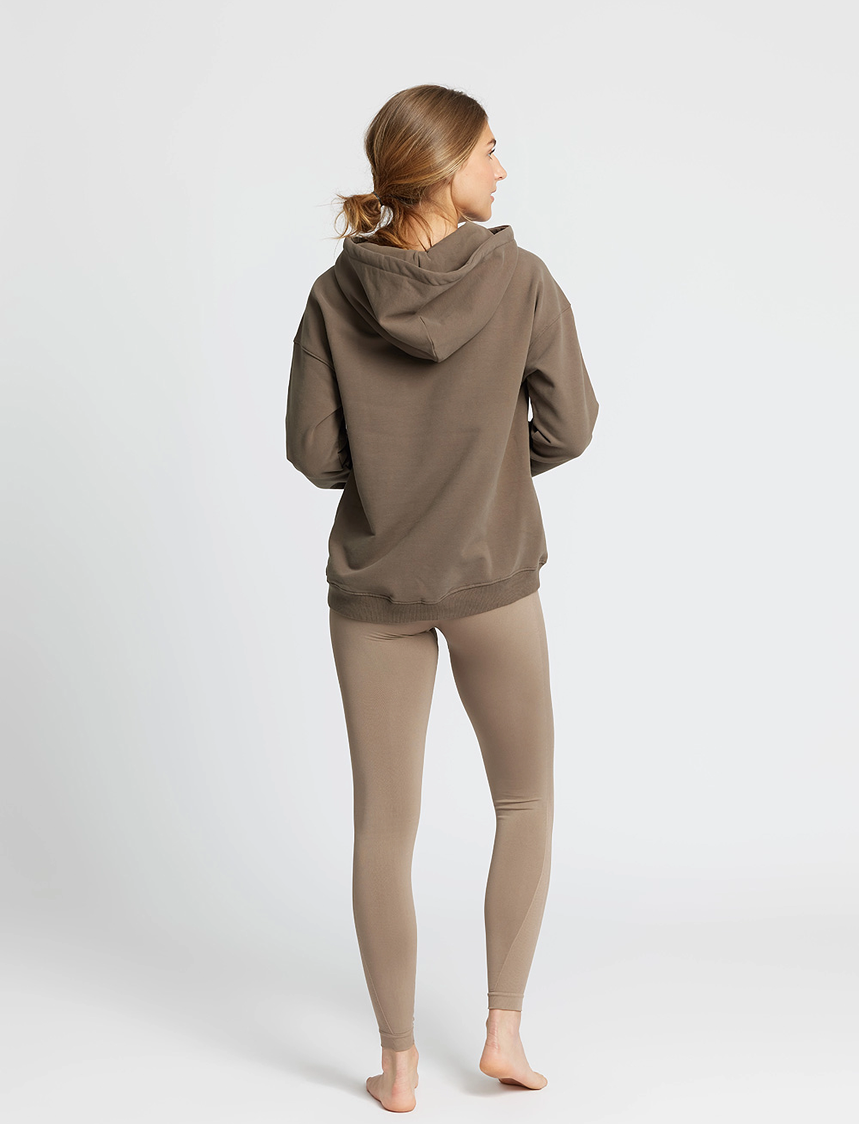 Rethinkit Studios - Ibbi easy sweatshirt hoodie - sweatshirts - bark - 4