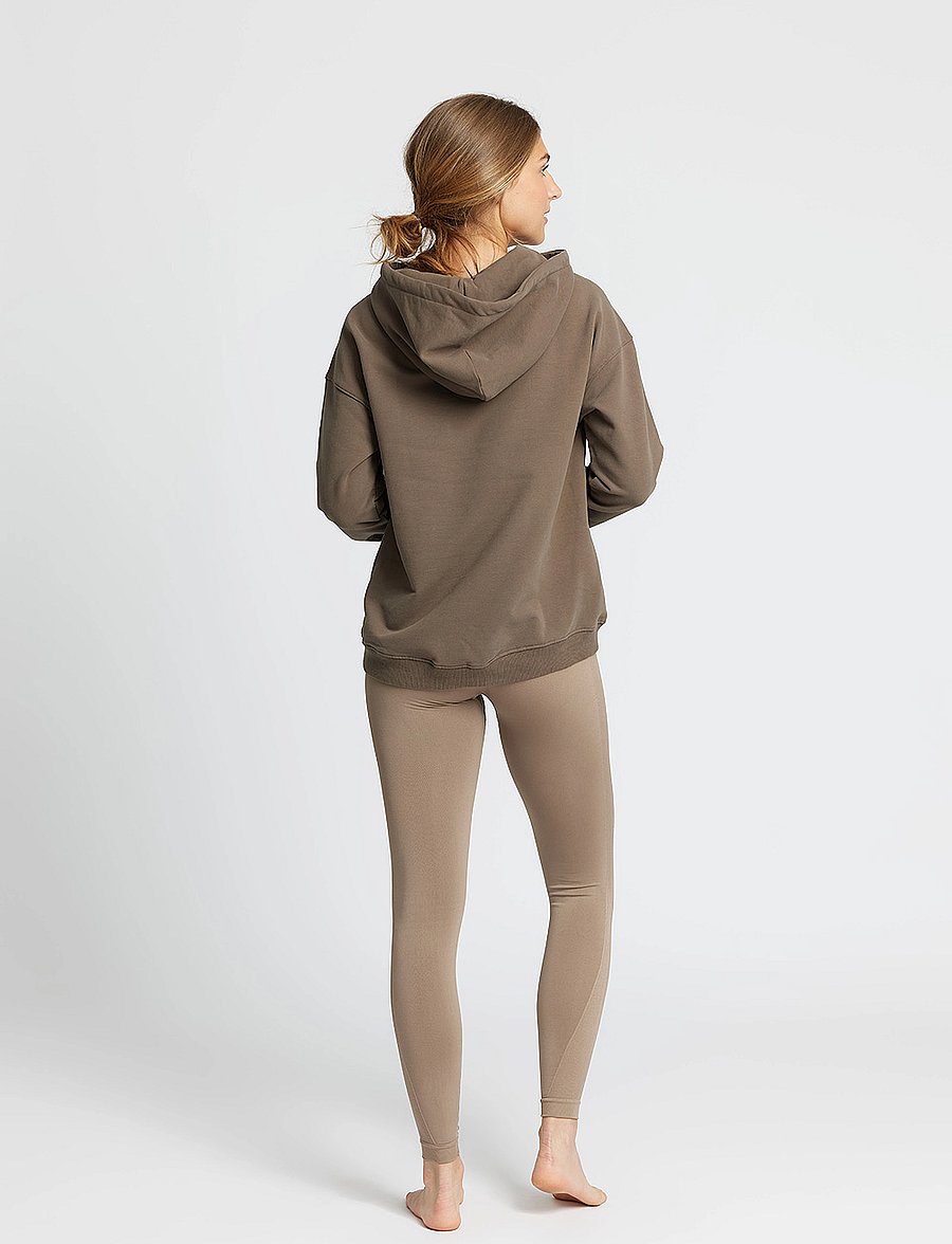 Rethinkit Studios - Ibbi easy sweatshirt hoodie - sweatshirts - bark - 4