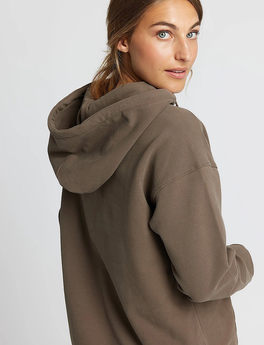 Rethinkit Studios - Ibbi easy sweatshirt hoodie - sweatshirts - bark - 5