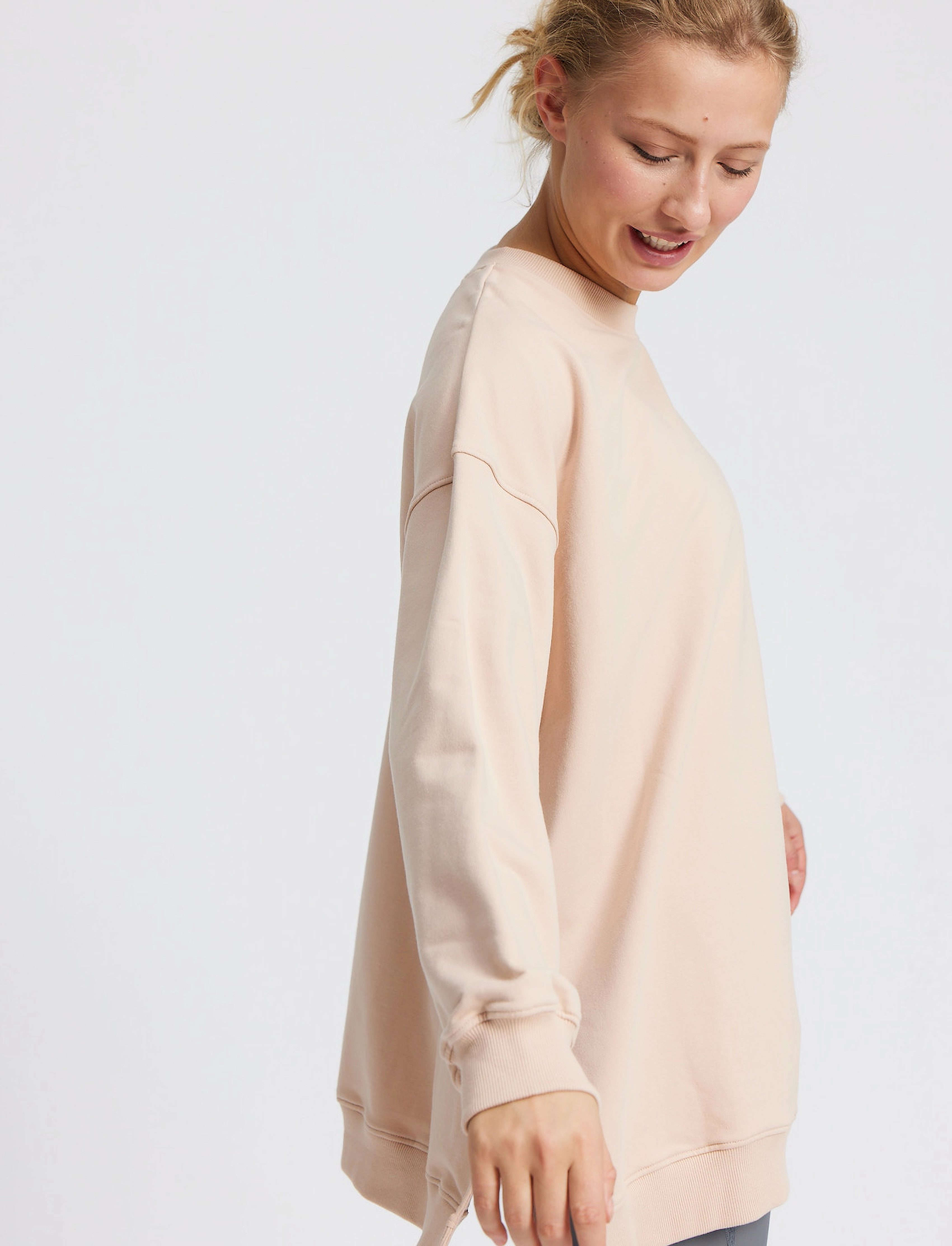 Rethinkit - Long Oversized Sweat Ivalo - rose dust - 5
