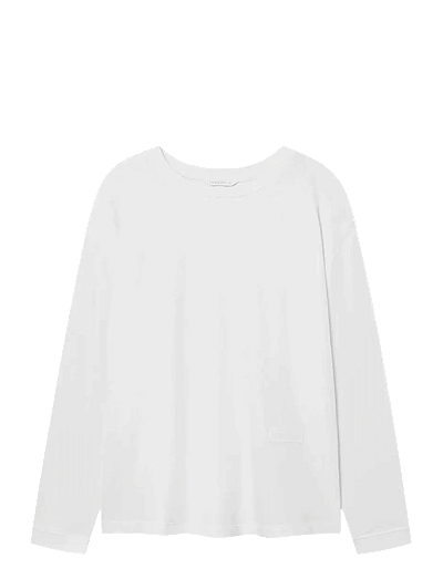Rethinkit Studios Light Sweat Tee - Toppar & T-shirts - WHITE / white
