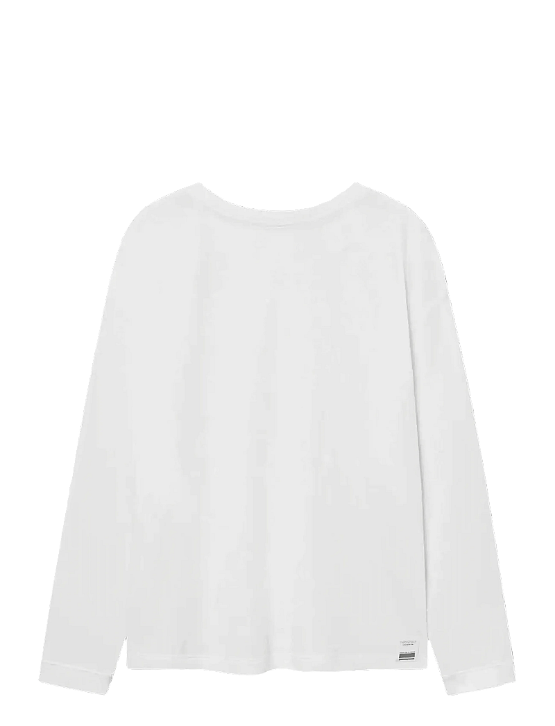 Rethinkit Studios - Light Sweat Tee - pikkade varrukatega alussärgid - white - 2