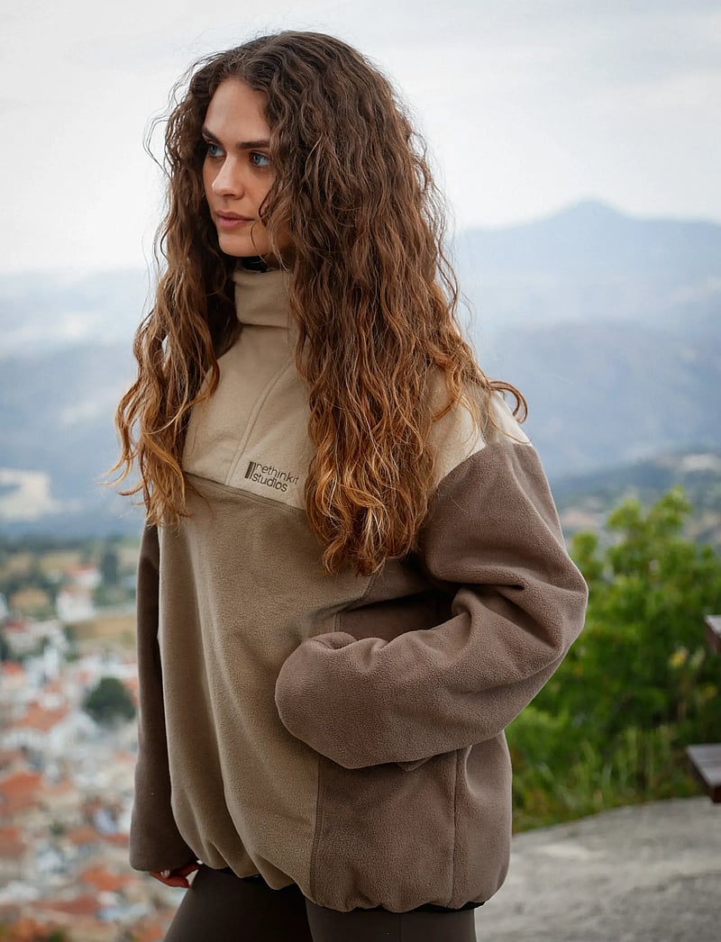 Rethinkit Studios - Polar Fleece Uni Campfire - fleece & mellanlager - multi brown - 0