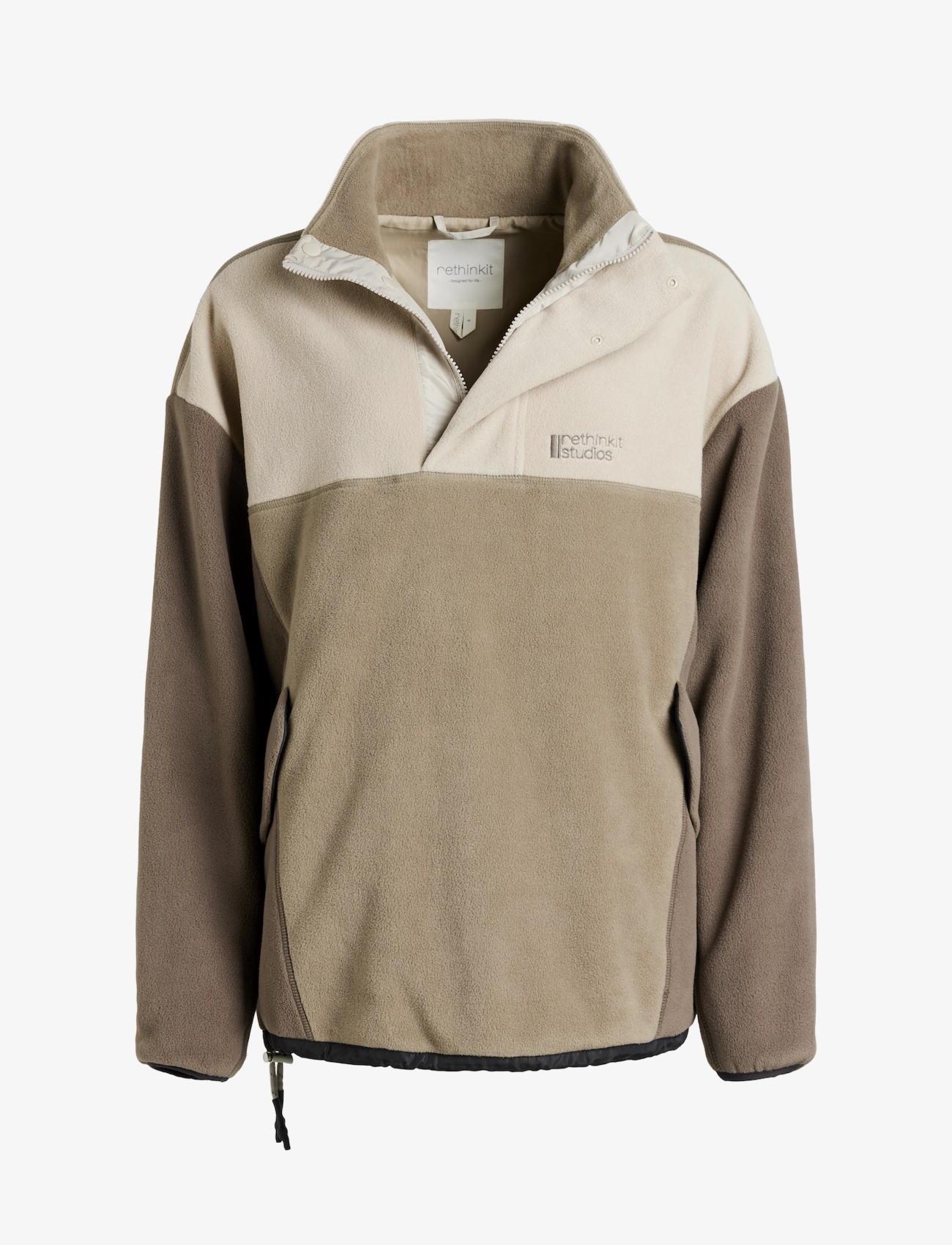 Rethinkit Studios - Polar Fleece Uni Campfire - multi brown - 3
