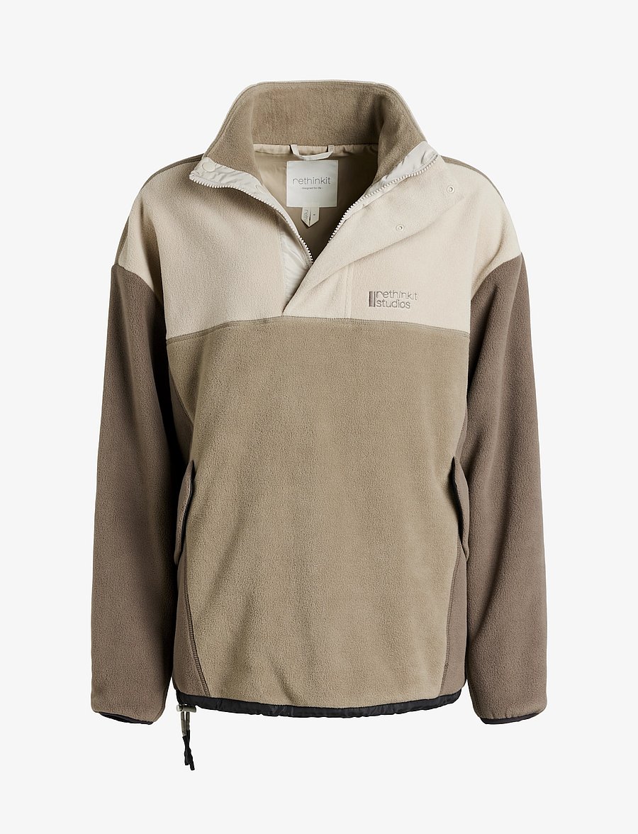 Rethinkit Studios - Polar Fleece Uni Campfire - multi brown - 3