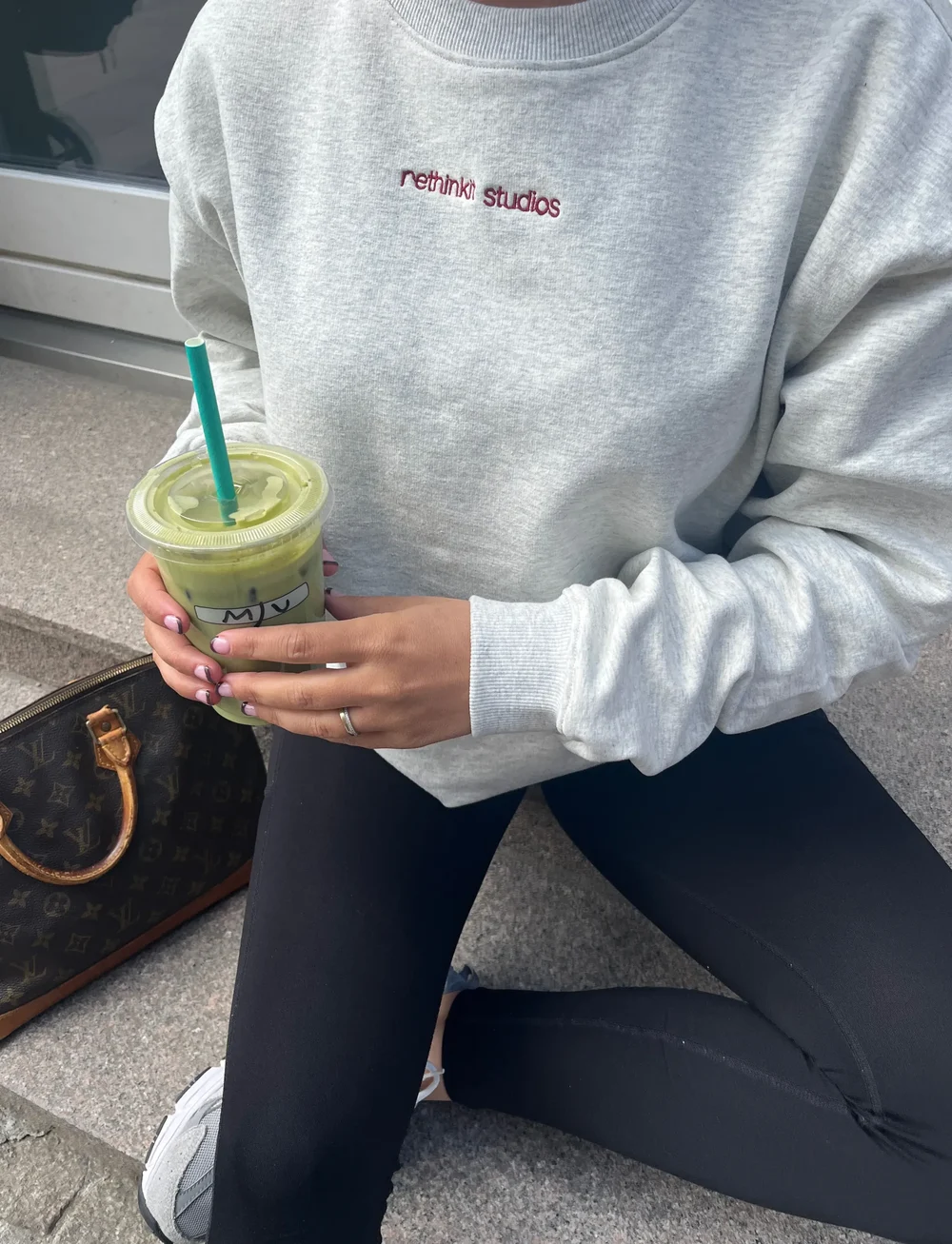 Rethinkit Studios - Sweat Shirt Unisex One - svetarit - light melange grey - 2