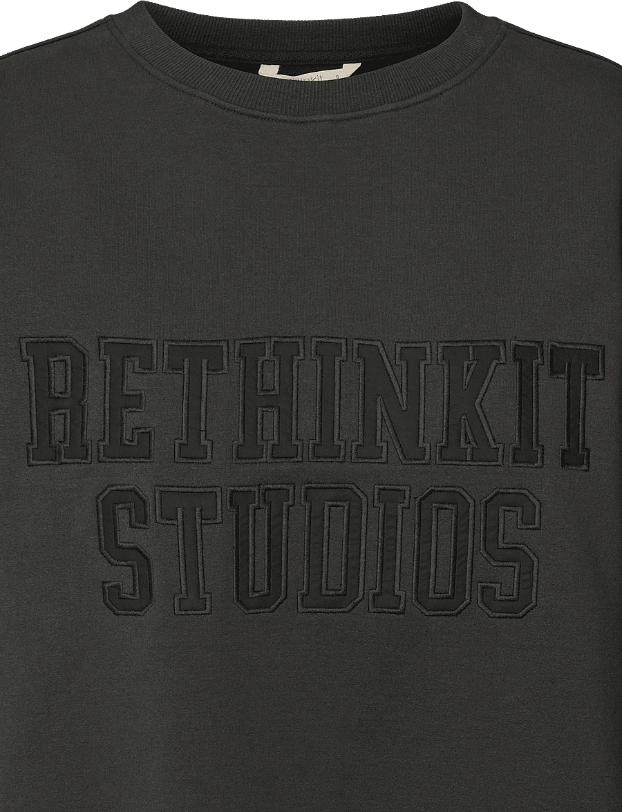 Rethinkit Studios - Sweat Shirt Logo - sweatshirts - almost black - 2