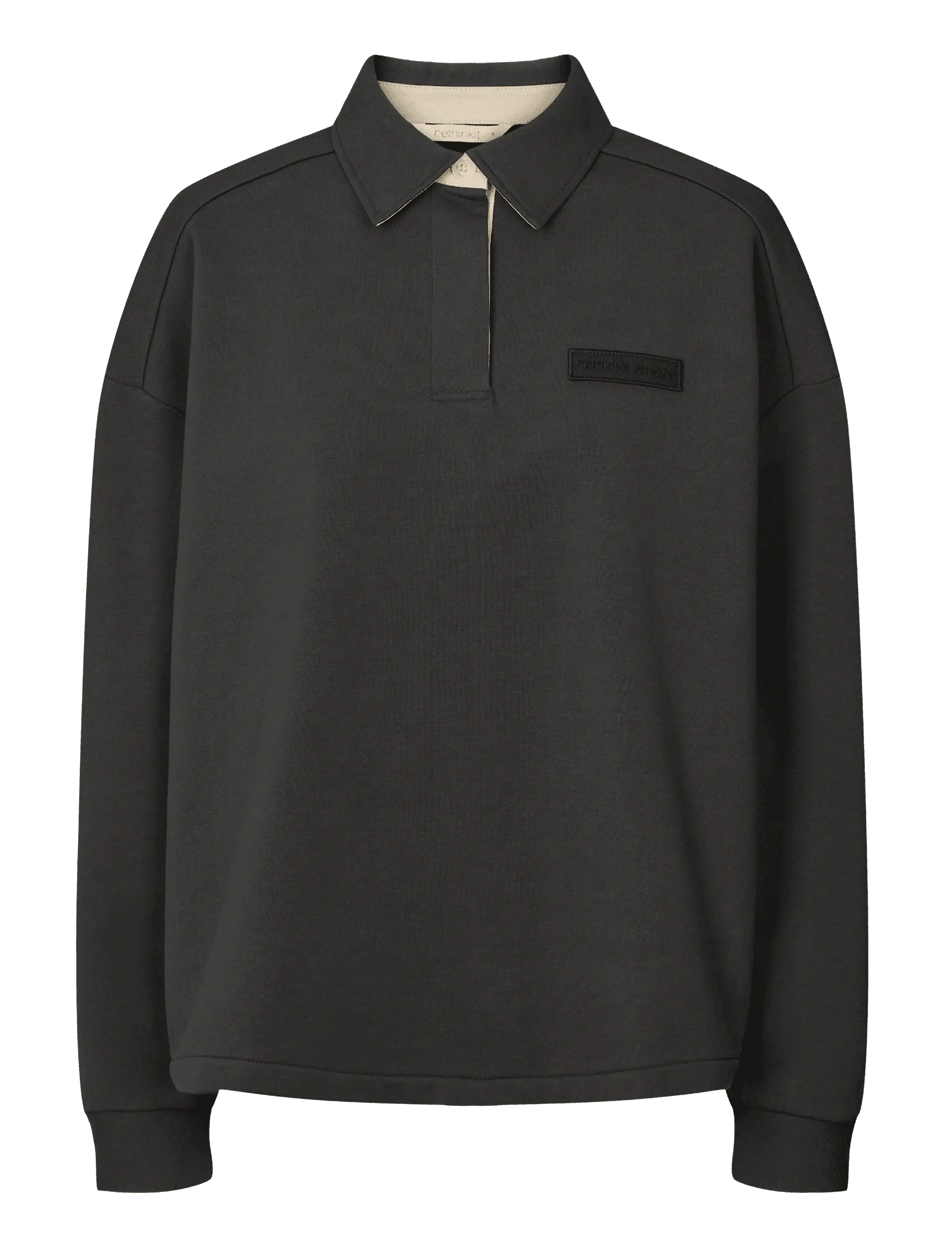 RETHINKIT STUDIOS Sweat Shirt Polo One Schwarz - S - Damen