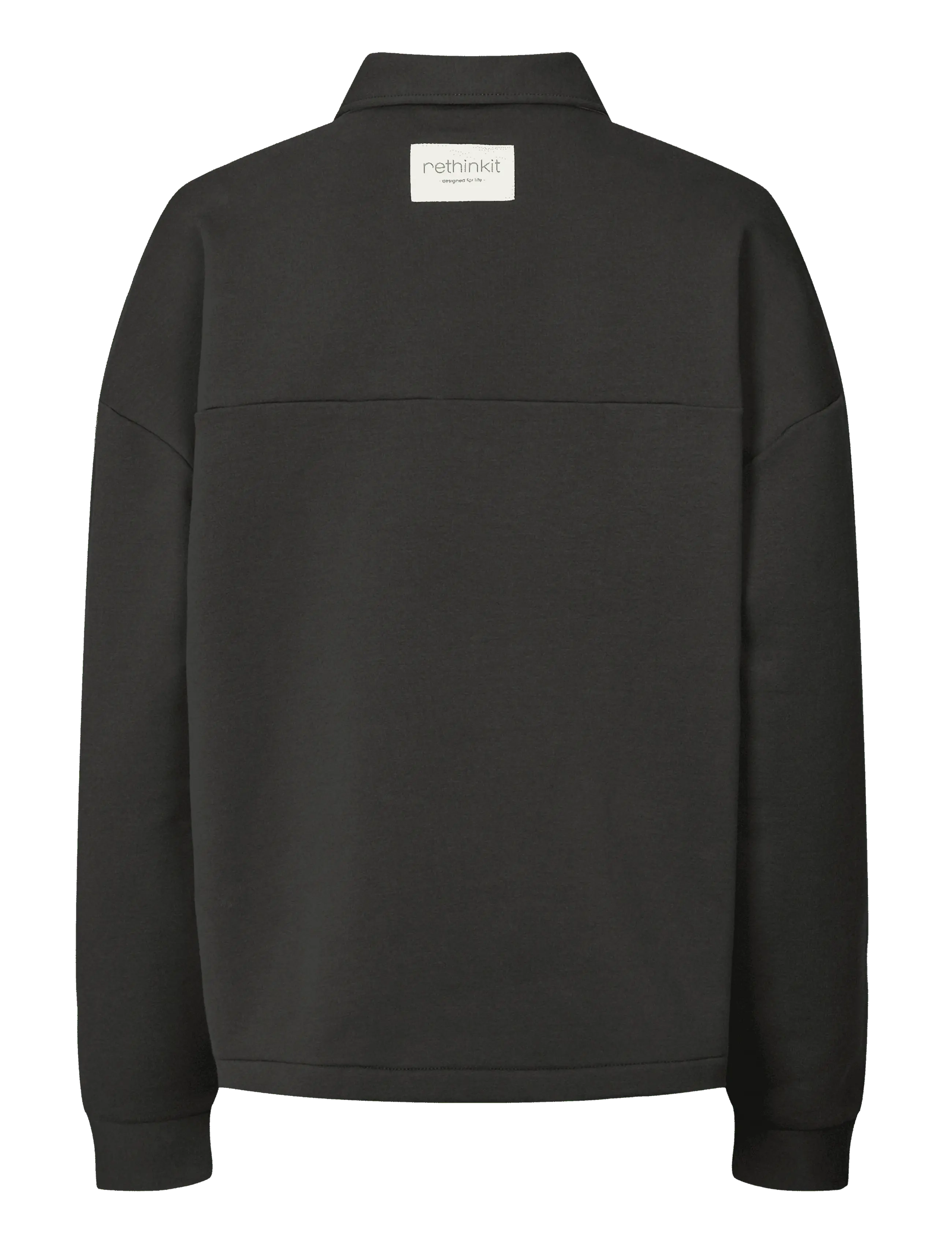 Rethinkit Studios - Sweat Shirt Polo One - almost black - 1