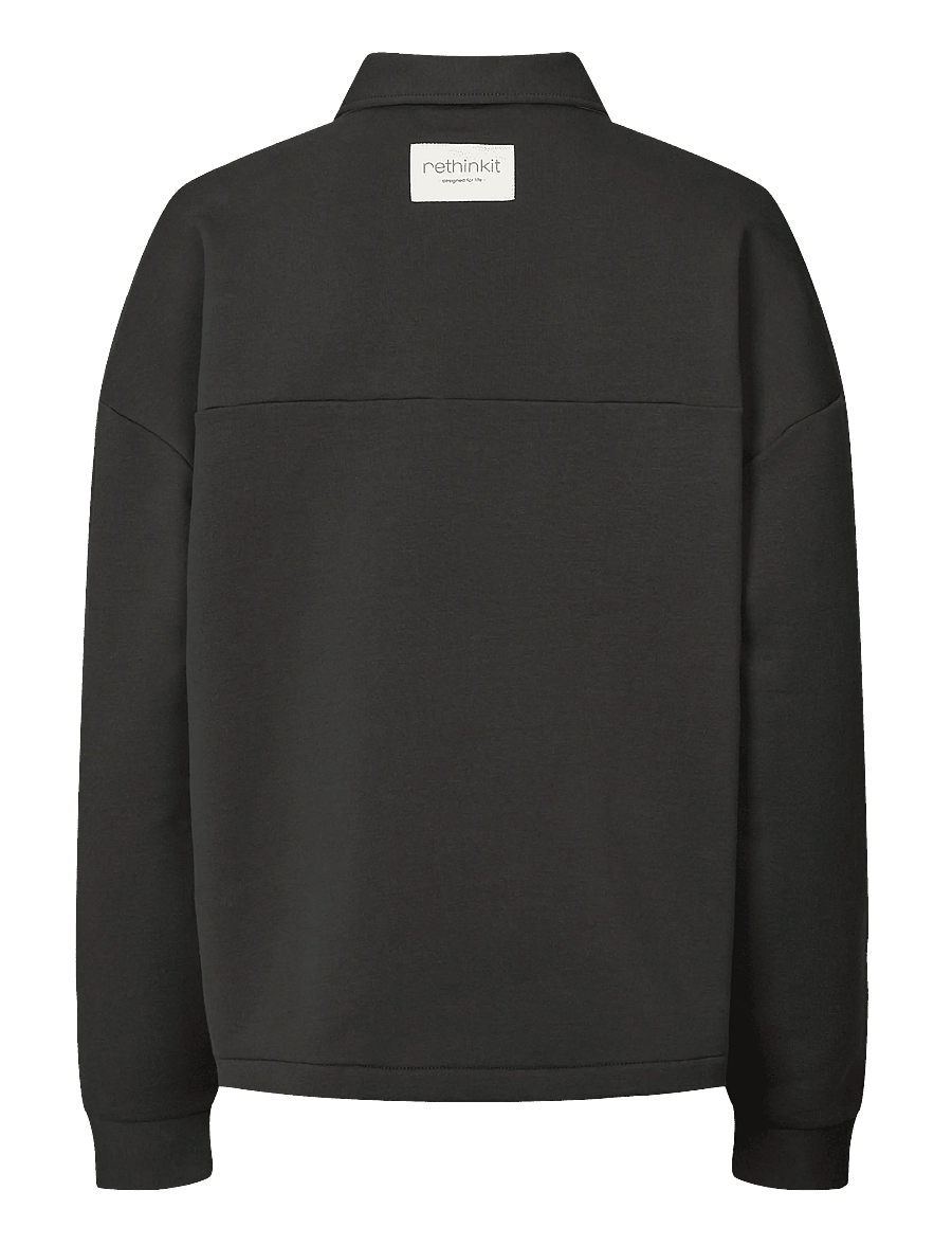 Rethinkit Studios - Sweat Shirt Polo One - almost black - 1